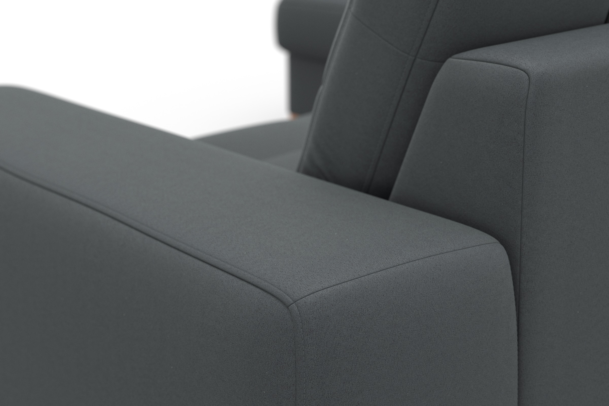 sit&more Ecksofa »Quincy L-Form«, wahlweise mit Bettfunktion und Bettkasten