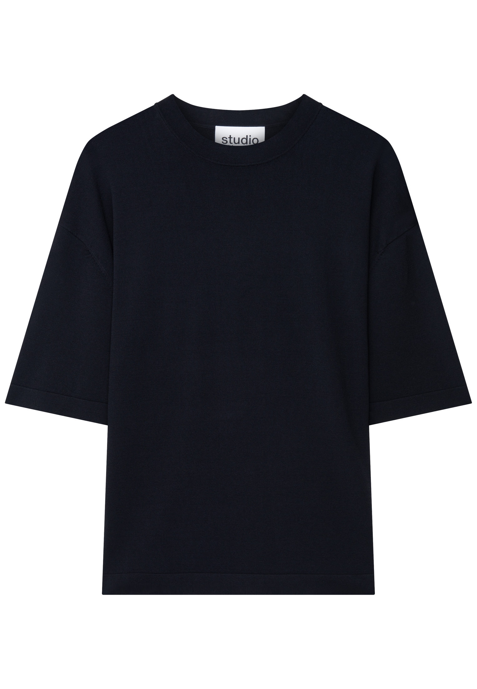 studio seidensticker T-shirt 1/2 col rond uni
