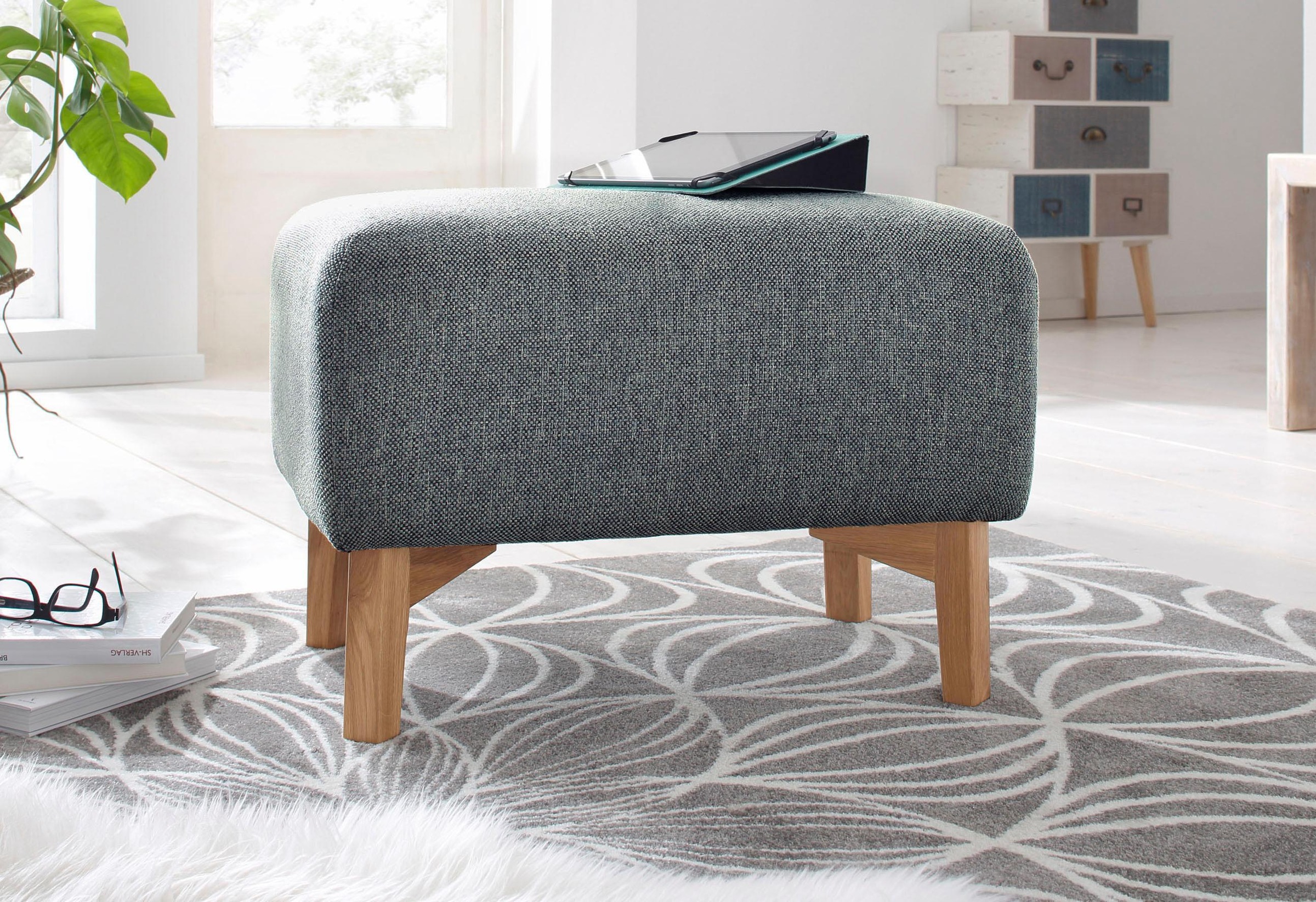 Image of andas Polsterhocker »Kiruna«, schöne Serienergänzung bei Ackermann Versand Schweiz