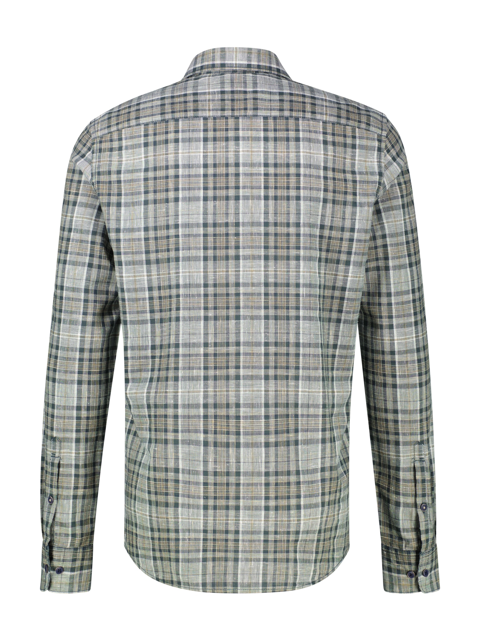 LERROS Chemise à carreaux Manches longues avec patte de boutonnage
