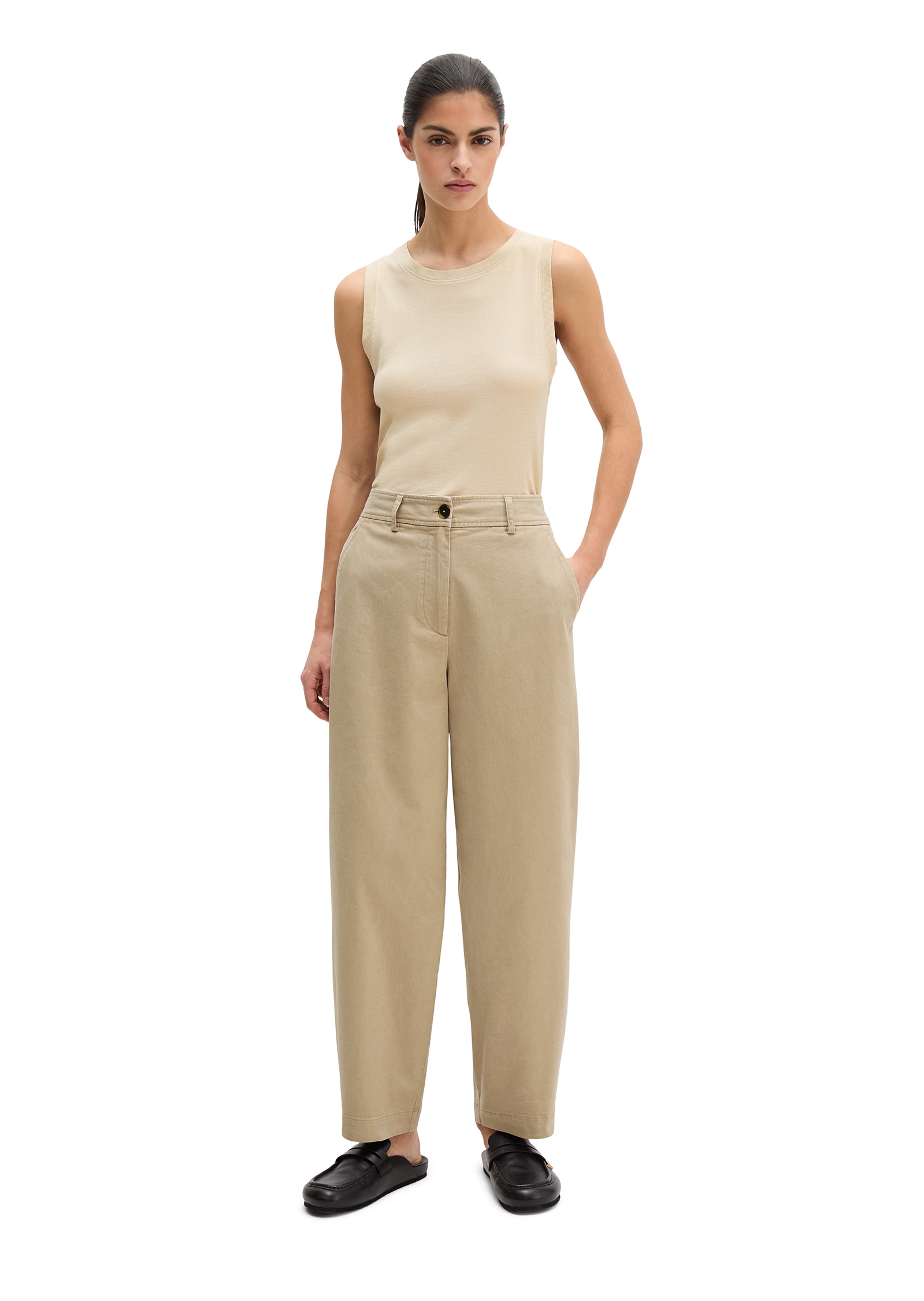 Marc O'Polo Pantalon 7/8 »MINU Barrel«  Model Minu barrel aus Organic Cotton-Twill, Barrel Fit