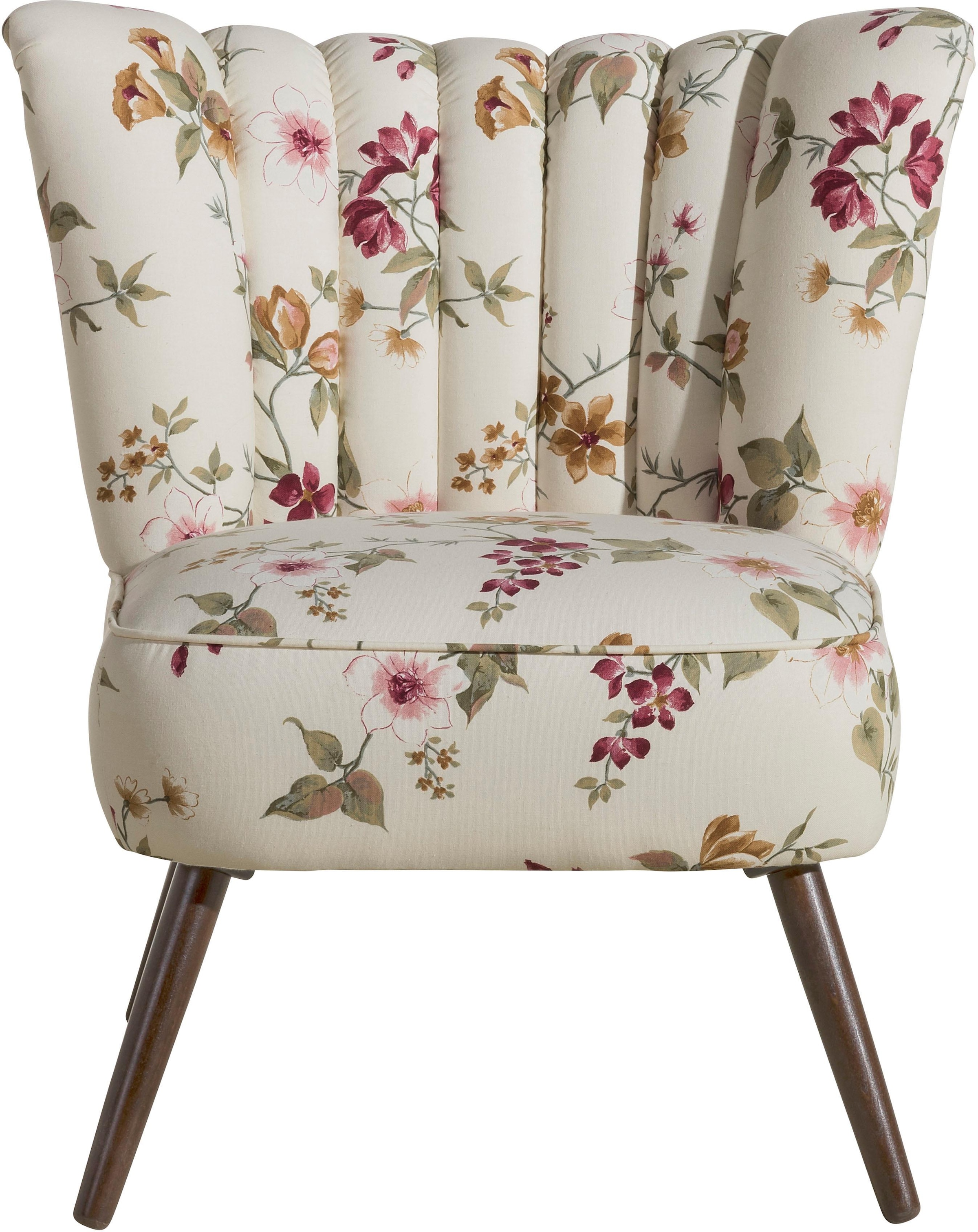 Max Winzer® Sessel »Aspen, Loungesessel«, im Retrostil, mit Blumenmuster