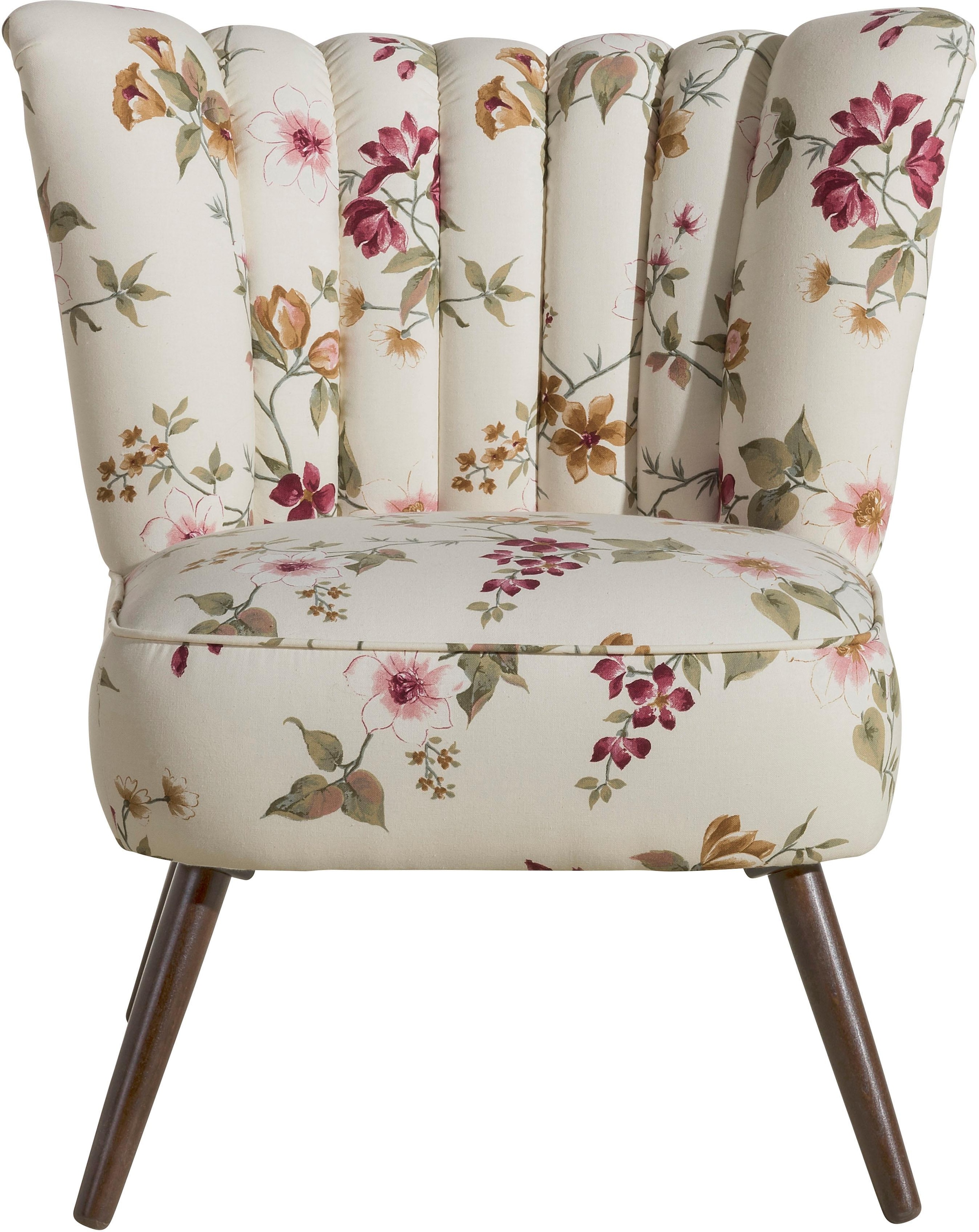 Max Winzer® Sessel »Aspen«, im Retrostil, mit Blumenmuster