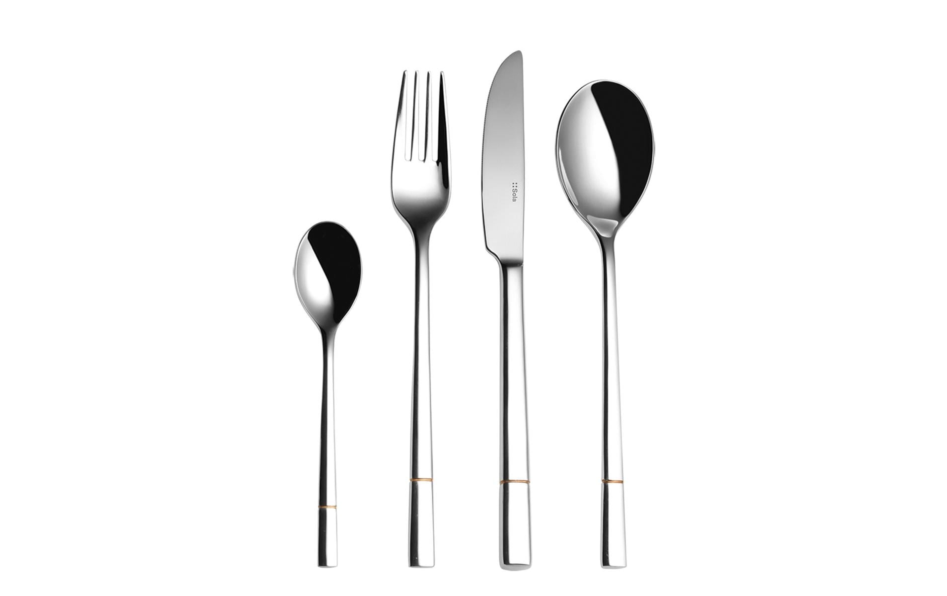 Image of Sola Besteck-Set "Gold Line 24-teilig"