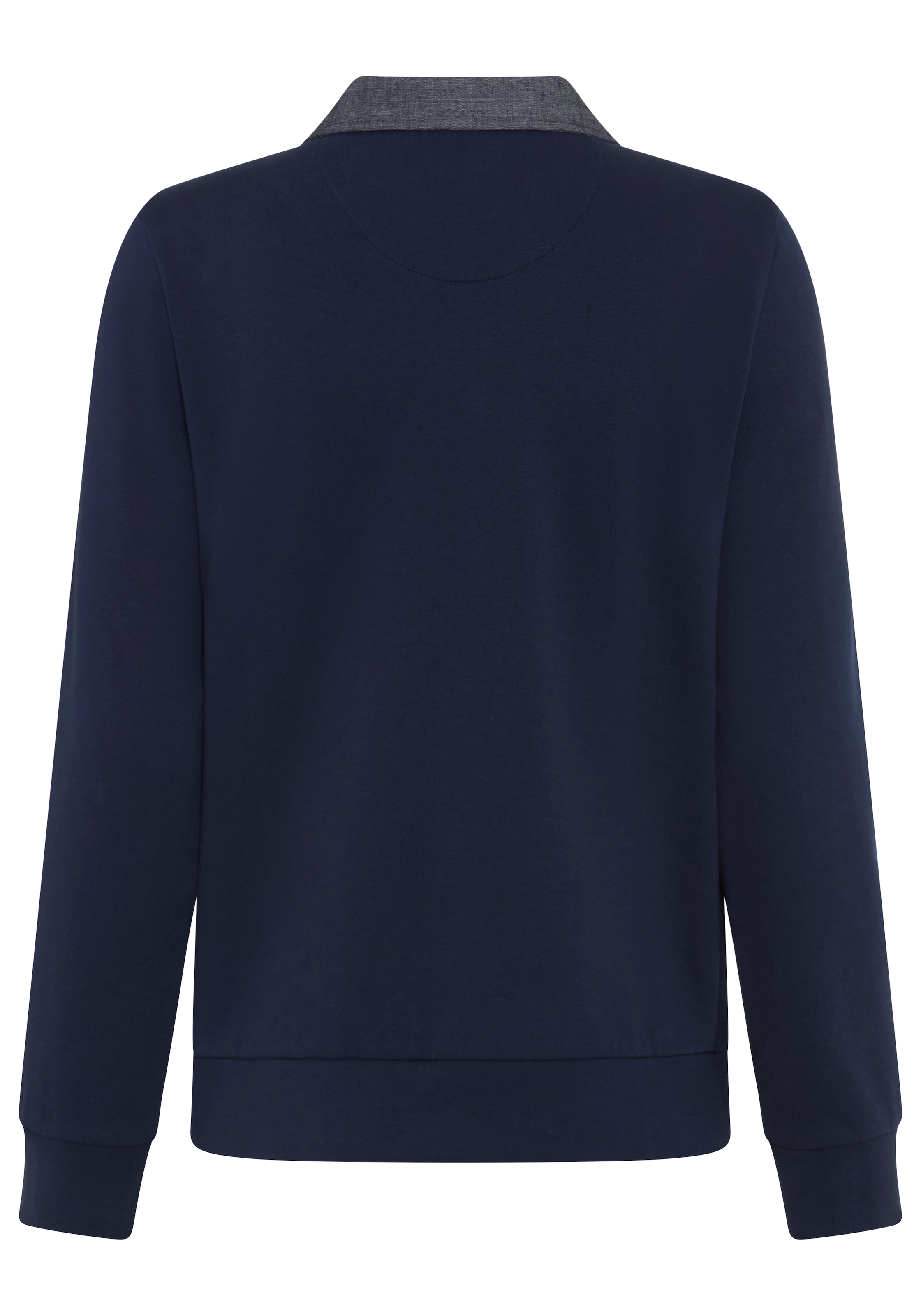 KangaROOS Sweat-shirt , avec col polo et patte de boutonnage, coupe longueur hanches
