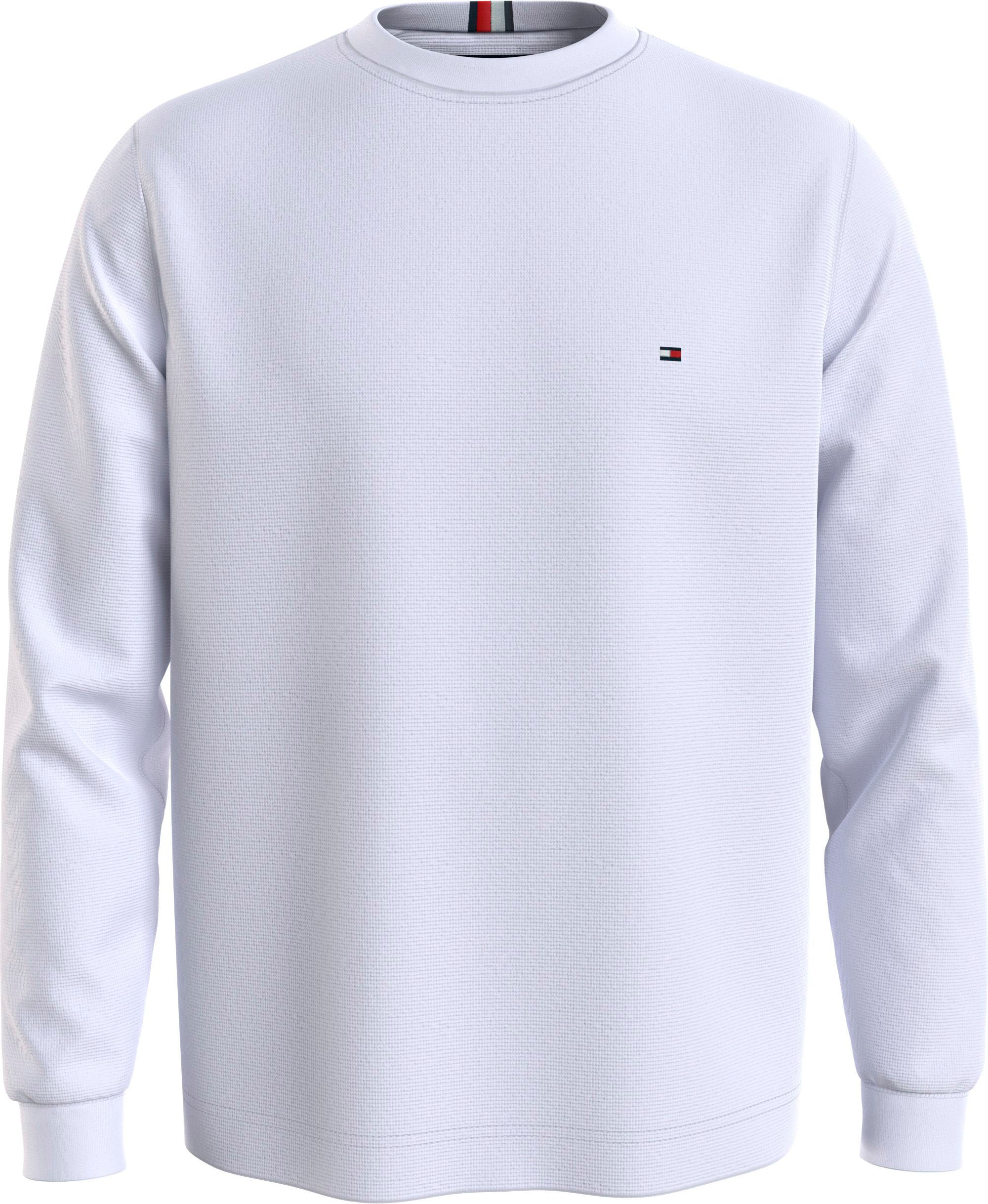 Image of Tommy Hilfiger Rundhalspullover "TEXTURED LS TEE" mit Rundhalsausschnitt