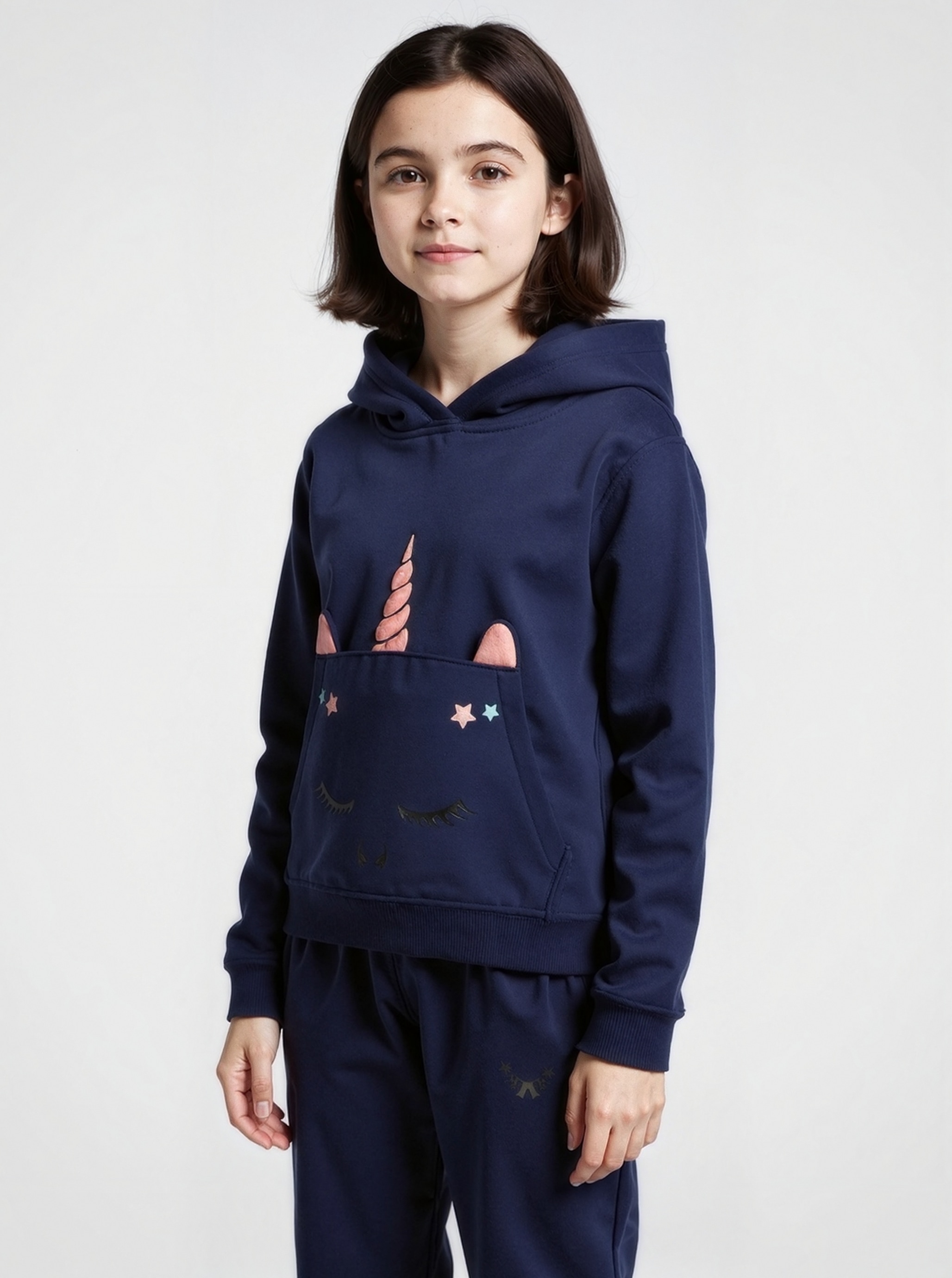 Image of Blue Seven Kapuzensweatshirt, mit tollem Einhorn-Motiv