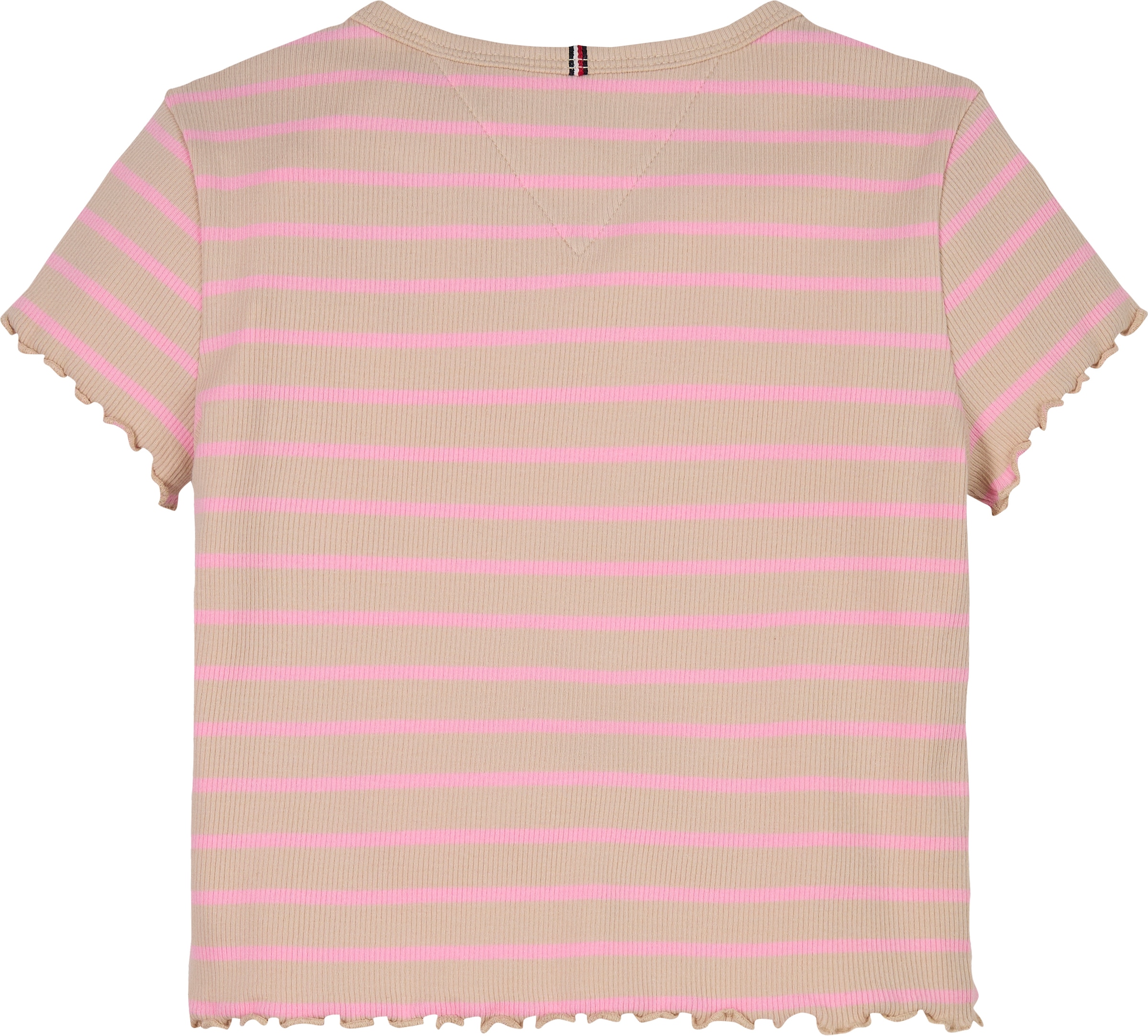 Tommy Hilfiger T-Shirt »RIB KNIT TOP SS«, mit Streifenmuster