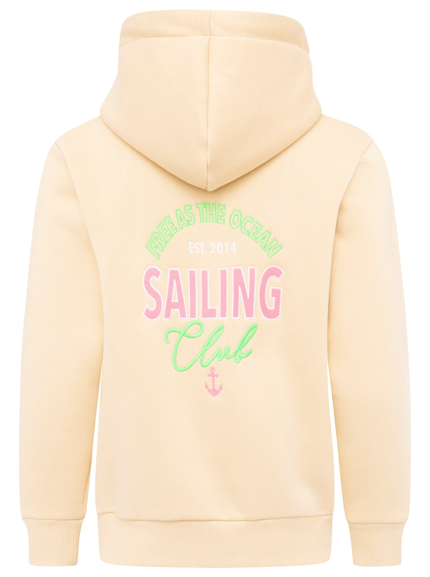 Zwillingsherz Kapuzensweatjacke »"Sailing Club"« Kapuzensweatjacke mit grosser SAILING Applikation am Rücken und Tasche
