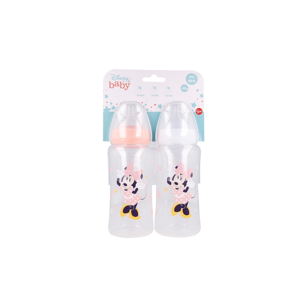 Babyflasche »Stor Minnie Mouse«, (2 tlg.)