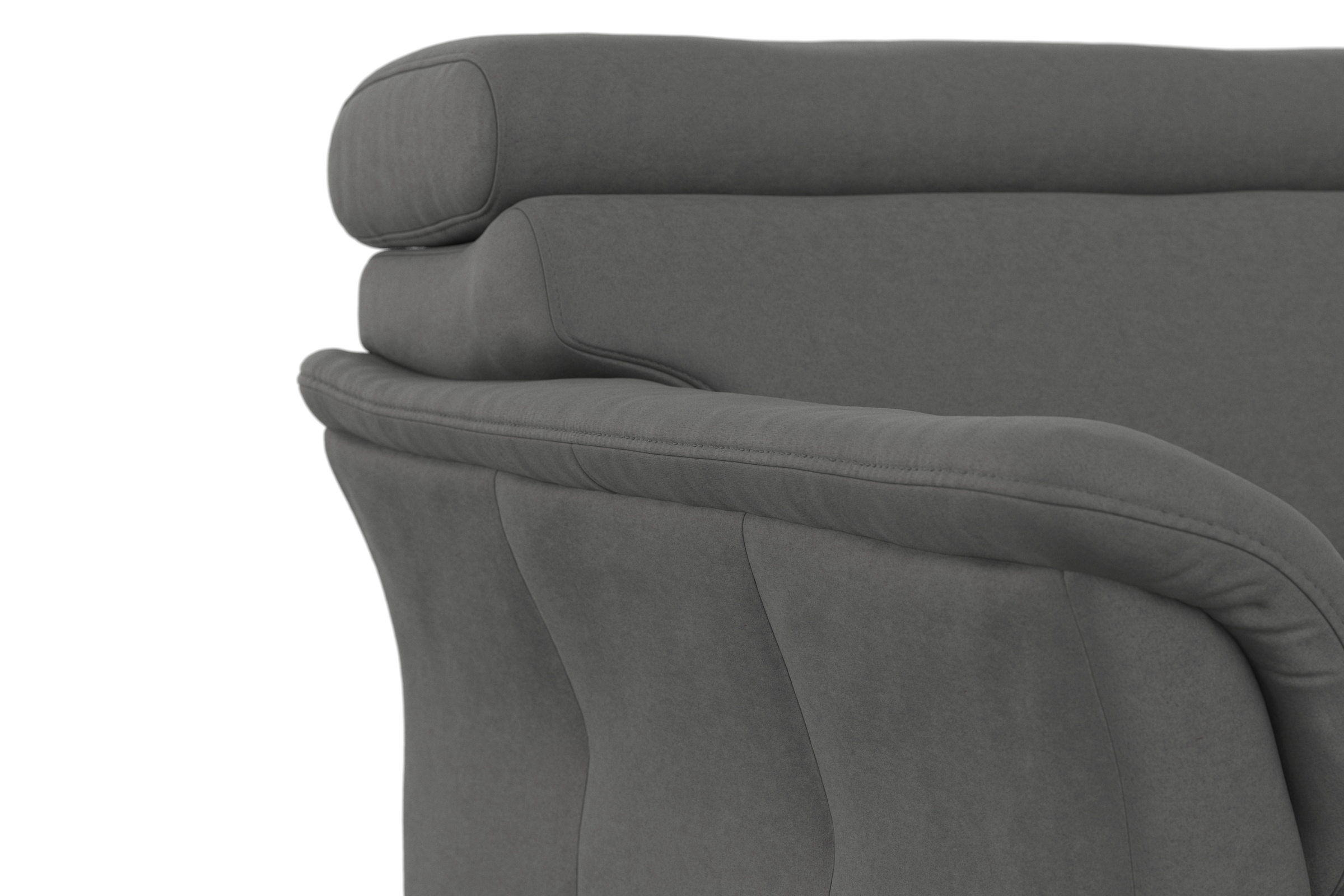 sit&more Ecksofa »Marano L-Form«, inklusive Kopfteilverstellung, wahlweise mit Bettfunktion, Bettkasten