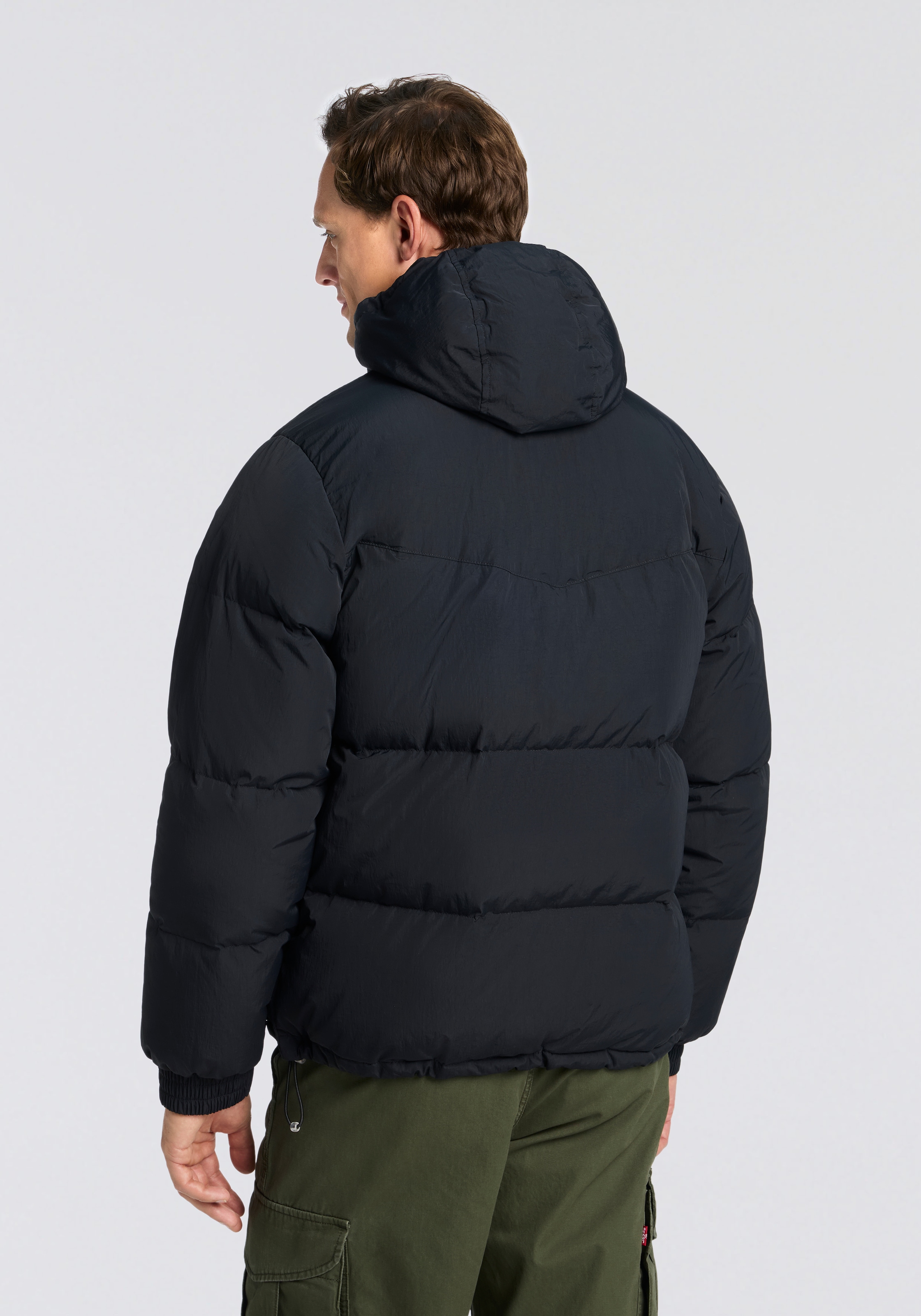 Levi's® Steppjacke »ROCKRIDGE SHORT PUFFER« mit Kapuze Winterjacke