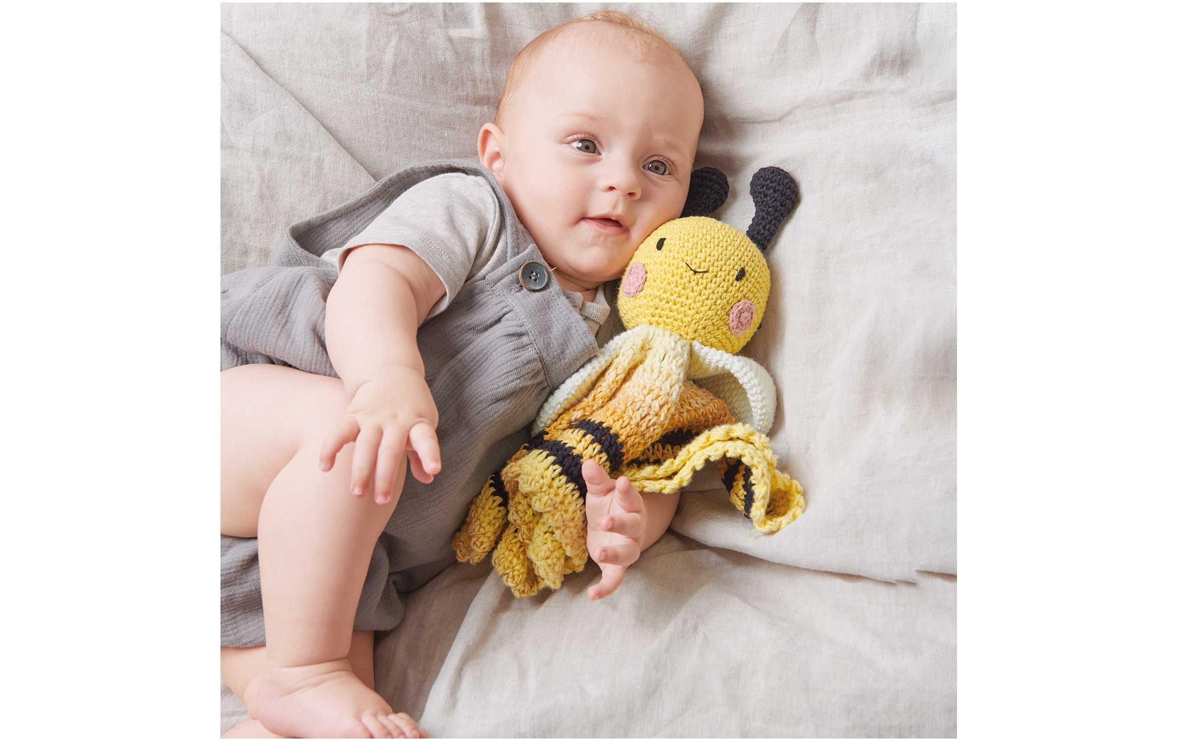 Rico-Design Verlag Kreativset »Baby Blankies Biene, 8-teilig«