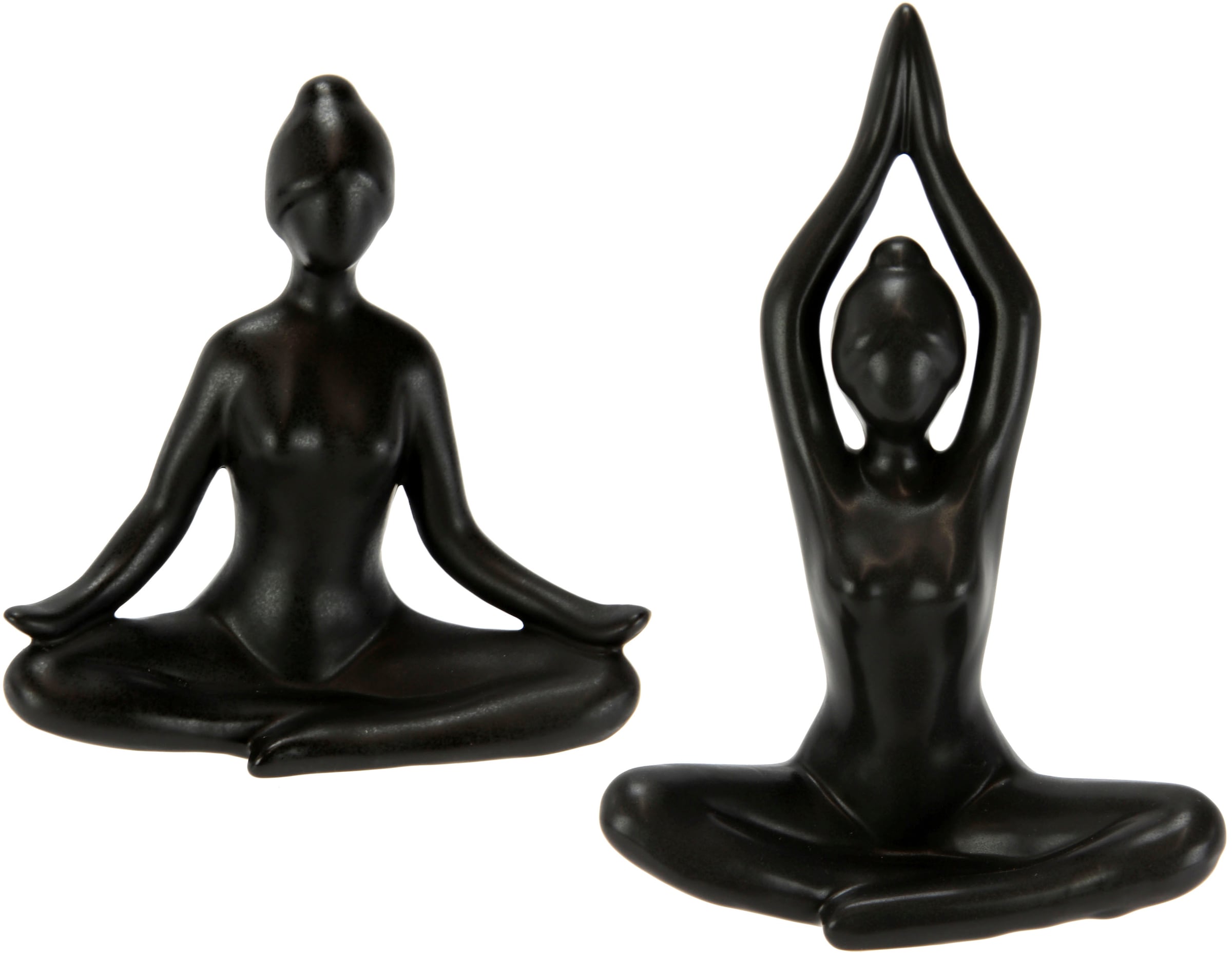I.GE.A. Dekofigur »Yoga-Frau«, 3er Set, Yogafigur, Yogaskulptur jetzt  kaufen