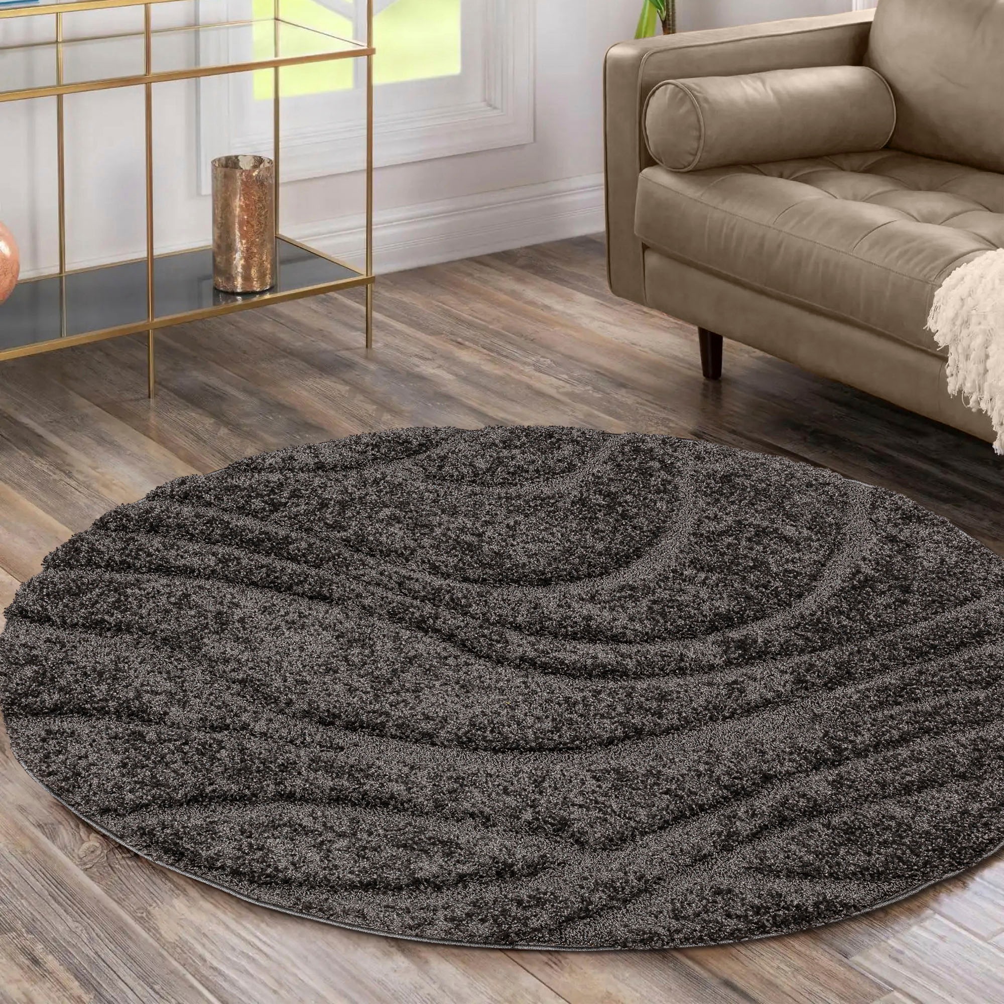 Image of Sanat Hochflor-Teppich "Luxus 3503" rund 30 mm Höhe robuster Langflor, weich, Wohnzimmer, Schlafzimmer