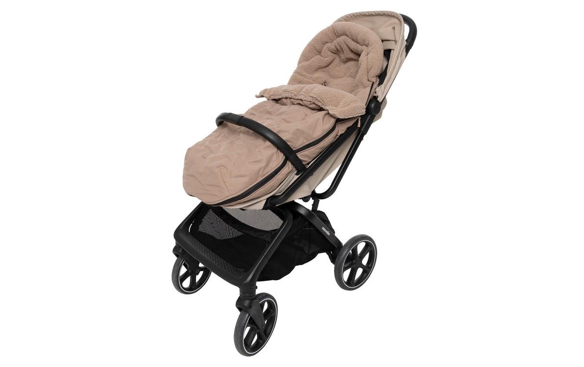 Jollein Chancelière »Embossed Milky Coffee« Wärmeschutz für Kinderwagen