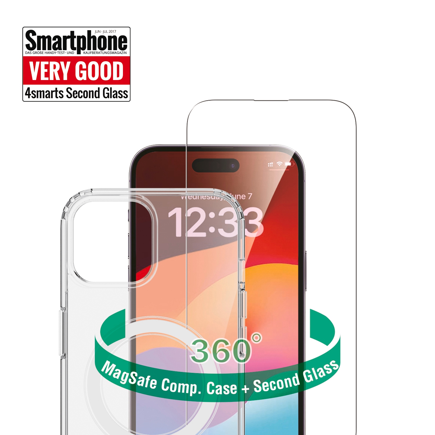 4smarts Backcover »360° Protection Set«, Apple iPhone 15, für iPhone 15