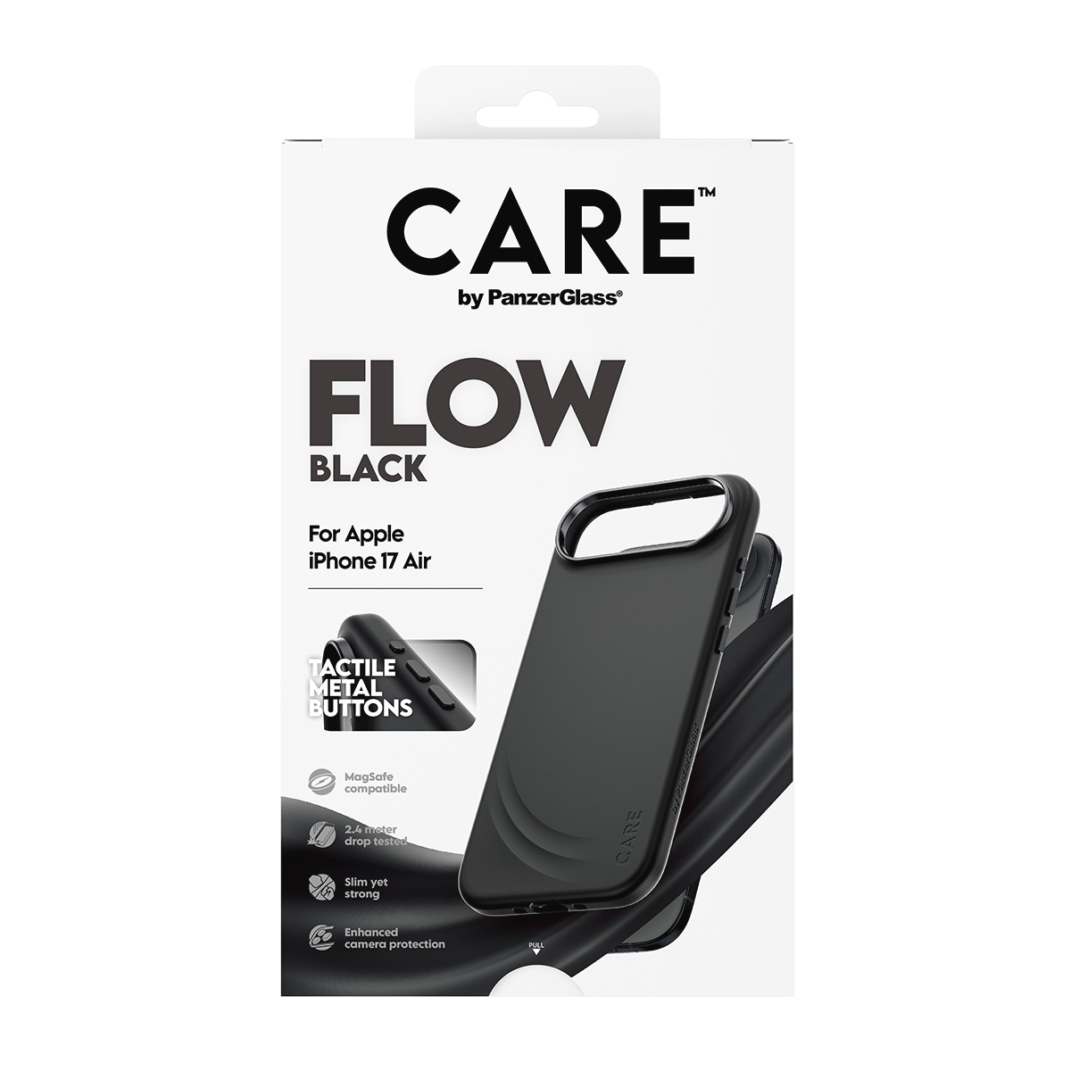 CARE by PanzerGlass Housse pour téléphone portable »Flow MagSafe Case für Apple iPhone Air« Backcover, Schutzhülle, Handyschutzhülle, Case, Schutzcase, stossfest