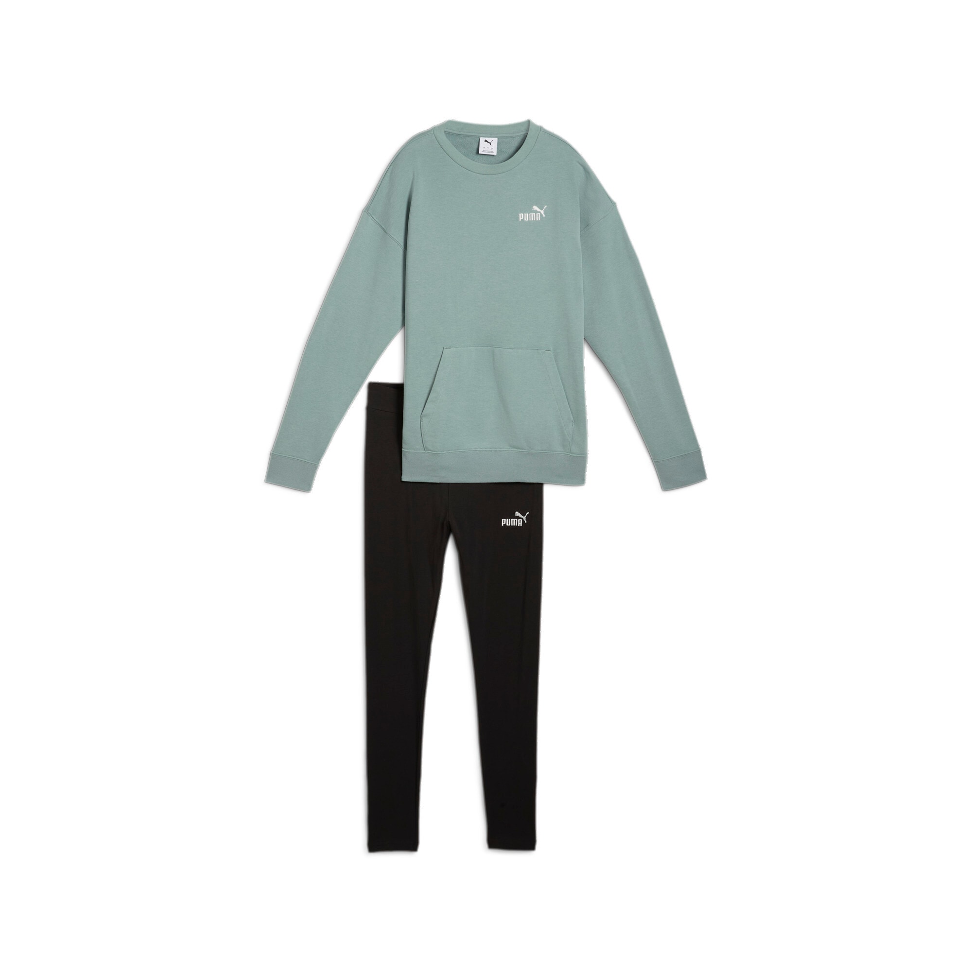 PUMA Trainingsanzug »RELAXED SWEAT SUIT TR«, (2 tlg.)