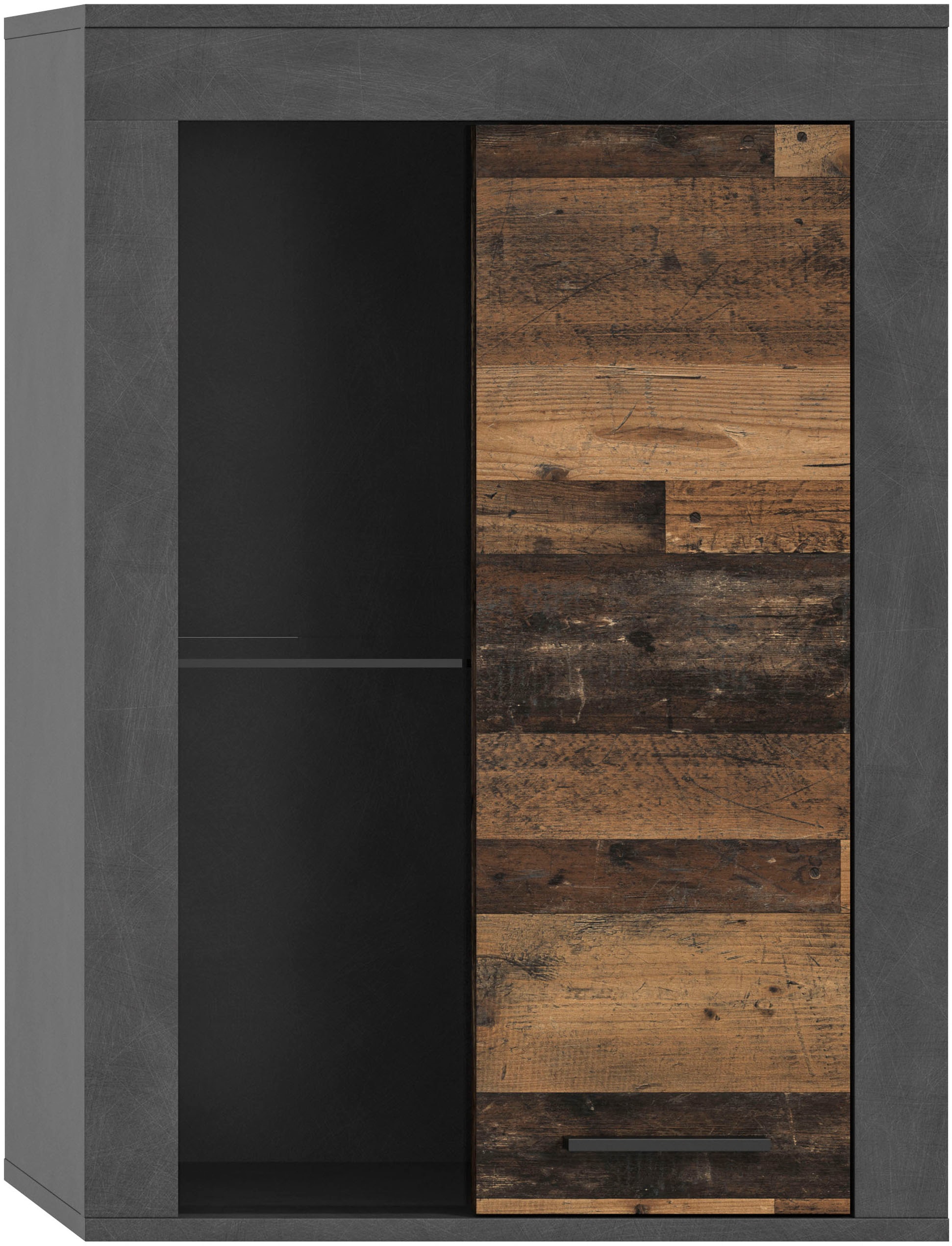 INOSIGN Vitrine »Aosta, Breite 60 cm, stehend oder hängend, in verschiedenen Farben«, Türanschlag wechselbar, 1 Glaseinlegeboden, Hängeeitrine, Standvitrine