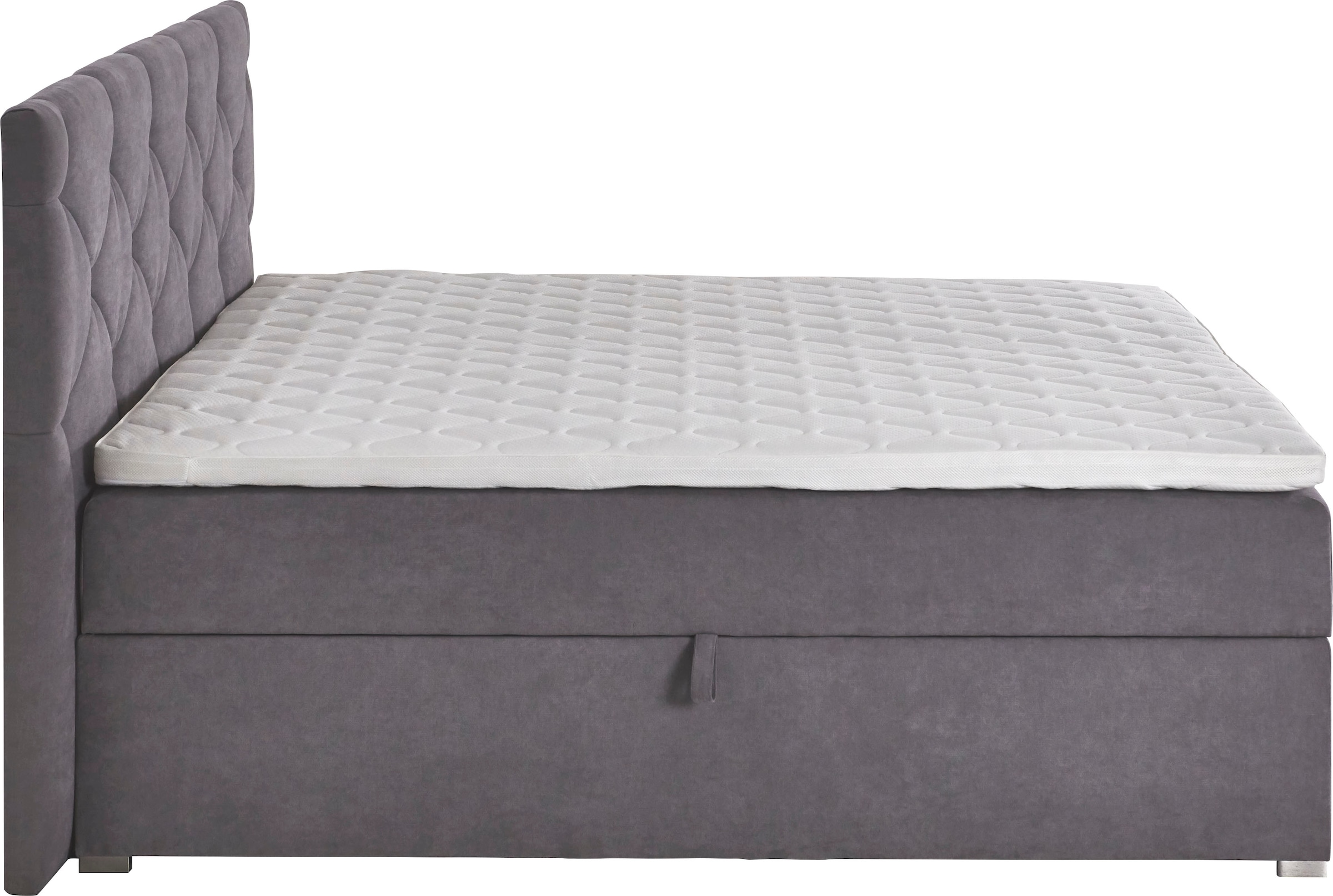 ATLANTIC home collection Boxbett »Meike«, mit XXL-Bettkasten und Topper