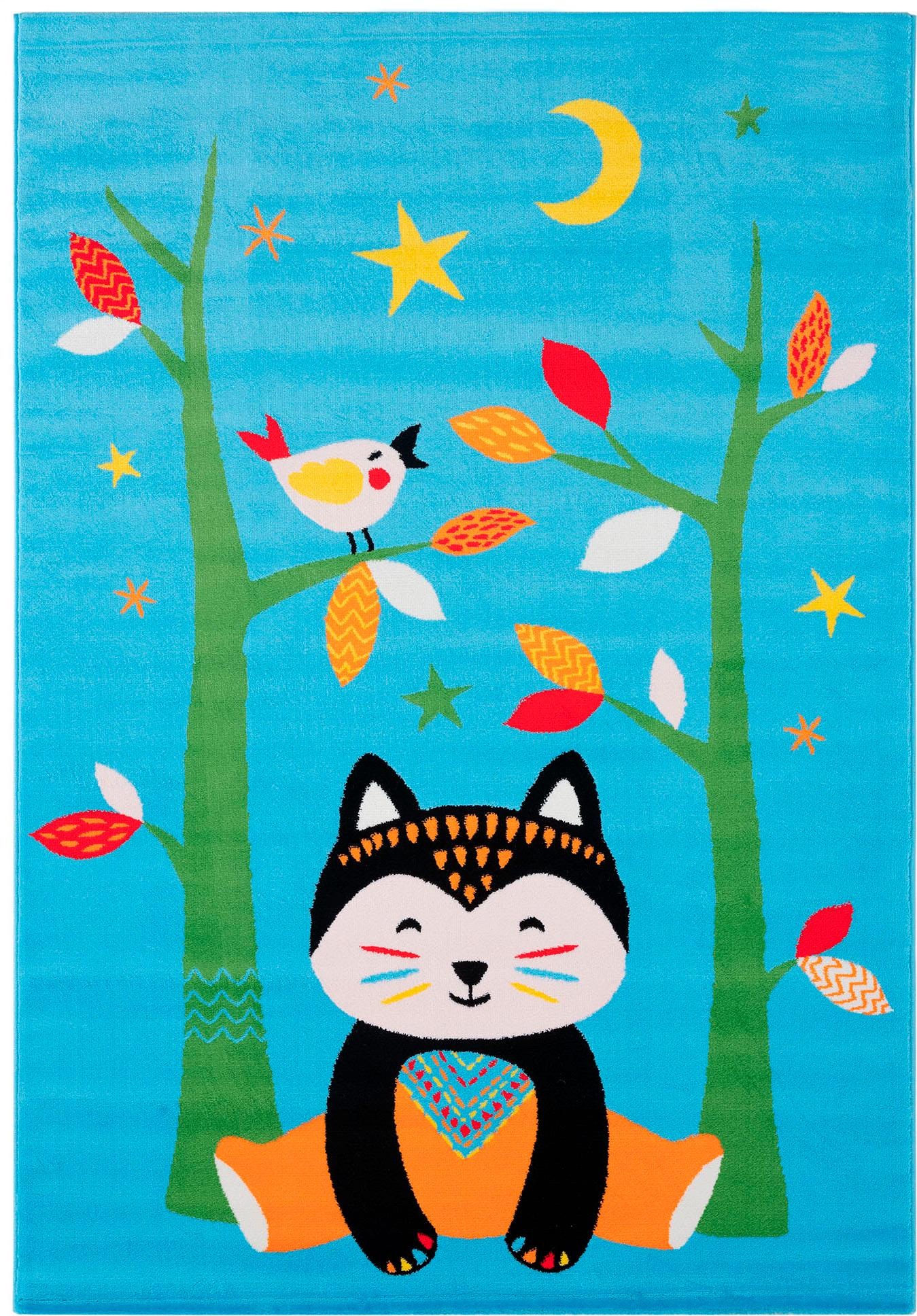 Image of Sanat Kinderteppich »Bambino 2109«, rechteckig, 12 mm Höhe, Kinderzimmer, Kurzflor, Tiermuster bei Ackermann Versand Schweiz