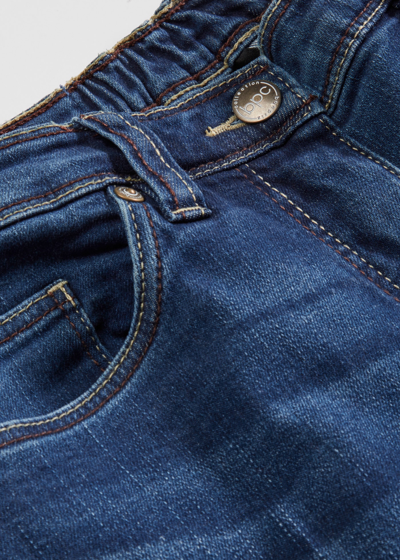 bonprix Weite Jeans Loose Fit Passform, mit Stretch-Material, mit Bequembund