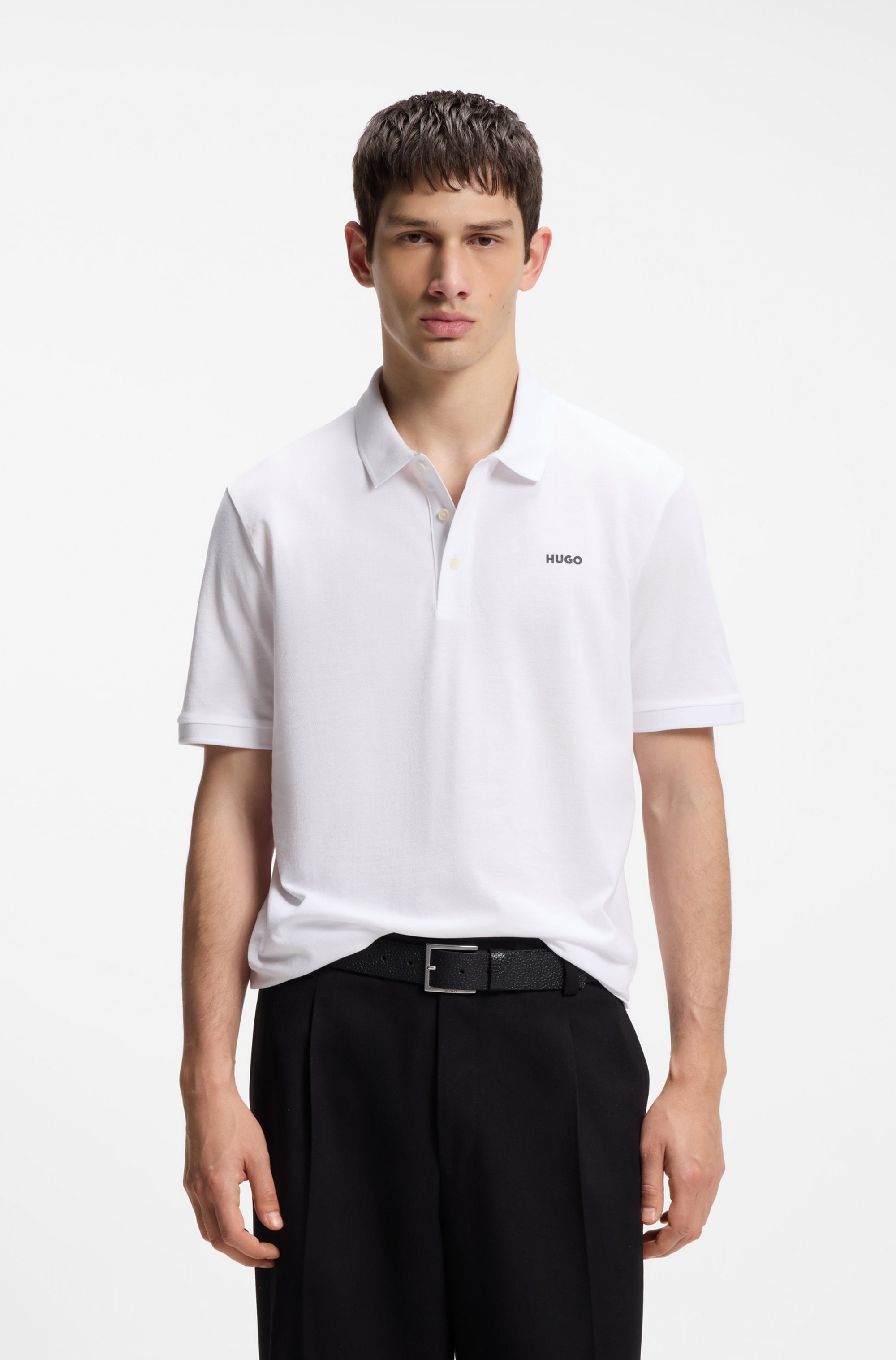 HUGO Polo »Donos« Regular Fit, Baumwoll-Piqué