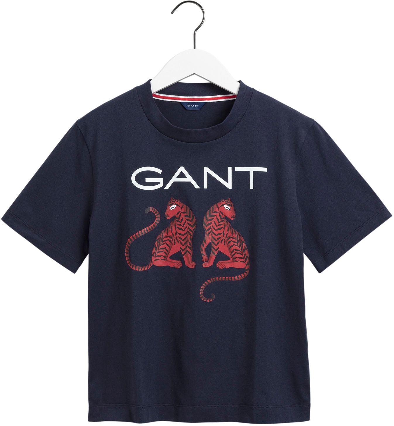 Image of Gant Rundhalsshirt, mit grossem Frontprint bei Ackermann Versand Schweiz
