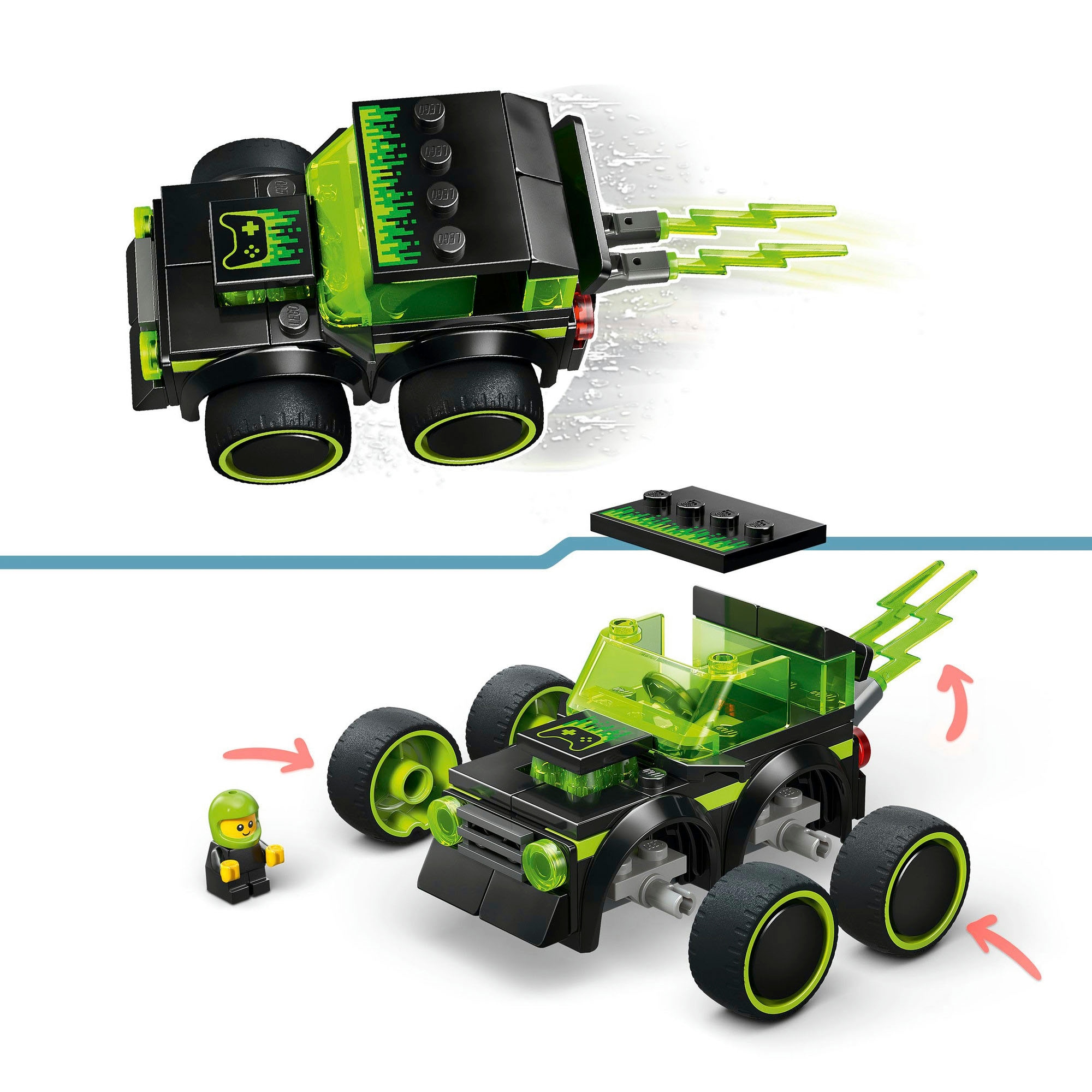 LEGO® Pions de construction »Coole Flitzer – Gaming-Rennauto (60484), LEGO City« Made in Europe
