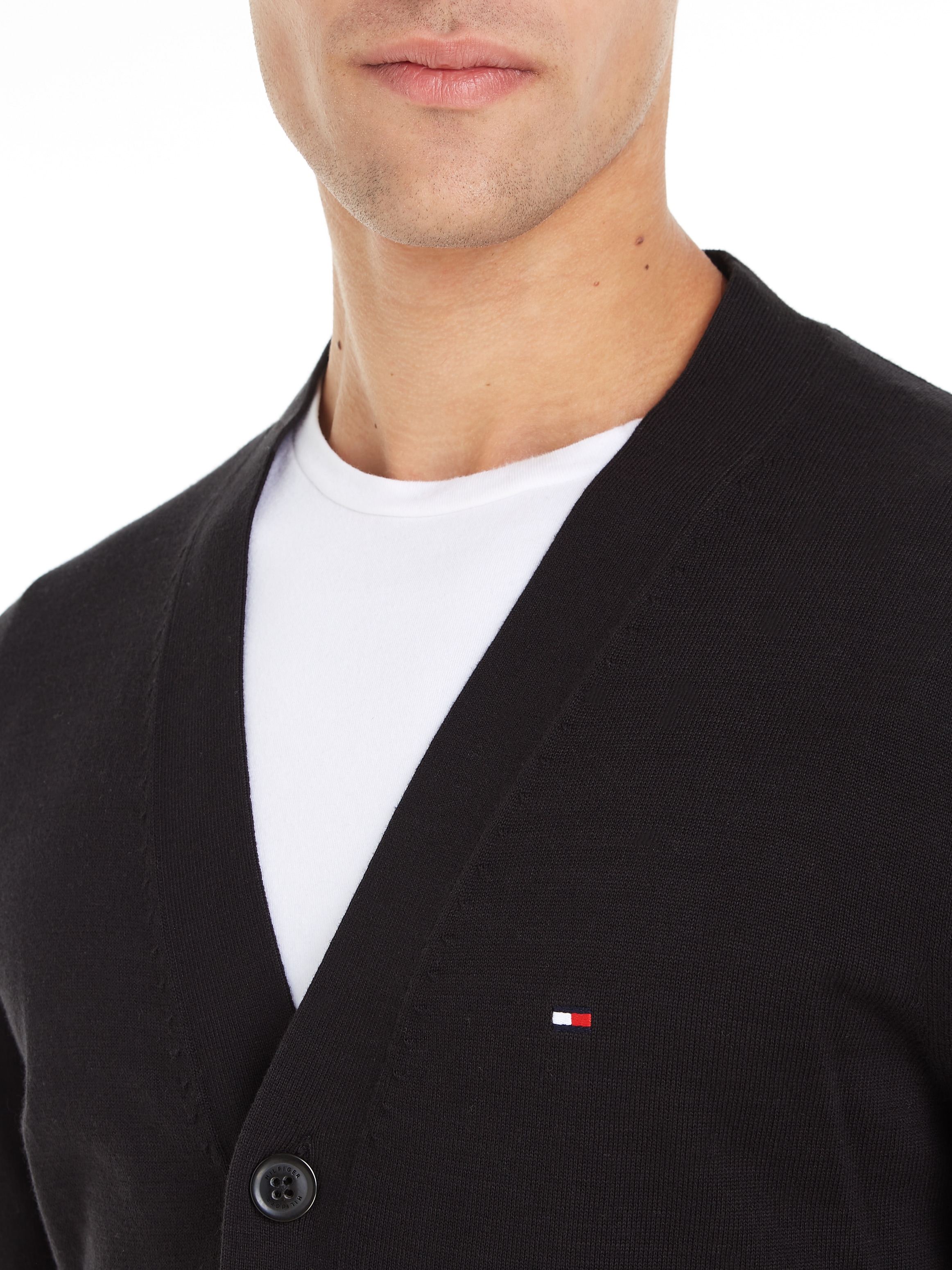 Tommy Hilfiger Strickjacke »ESSENTIAL COTTON CARDIGAN«