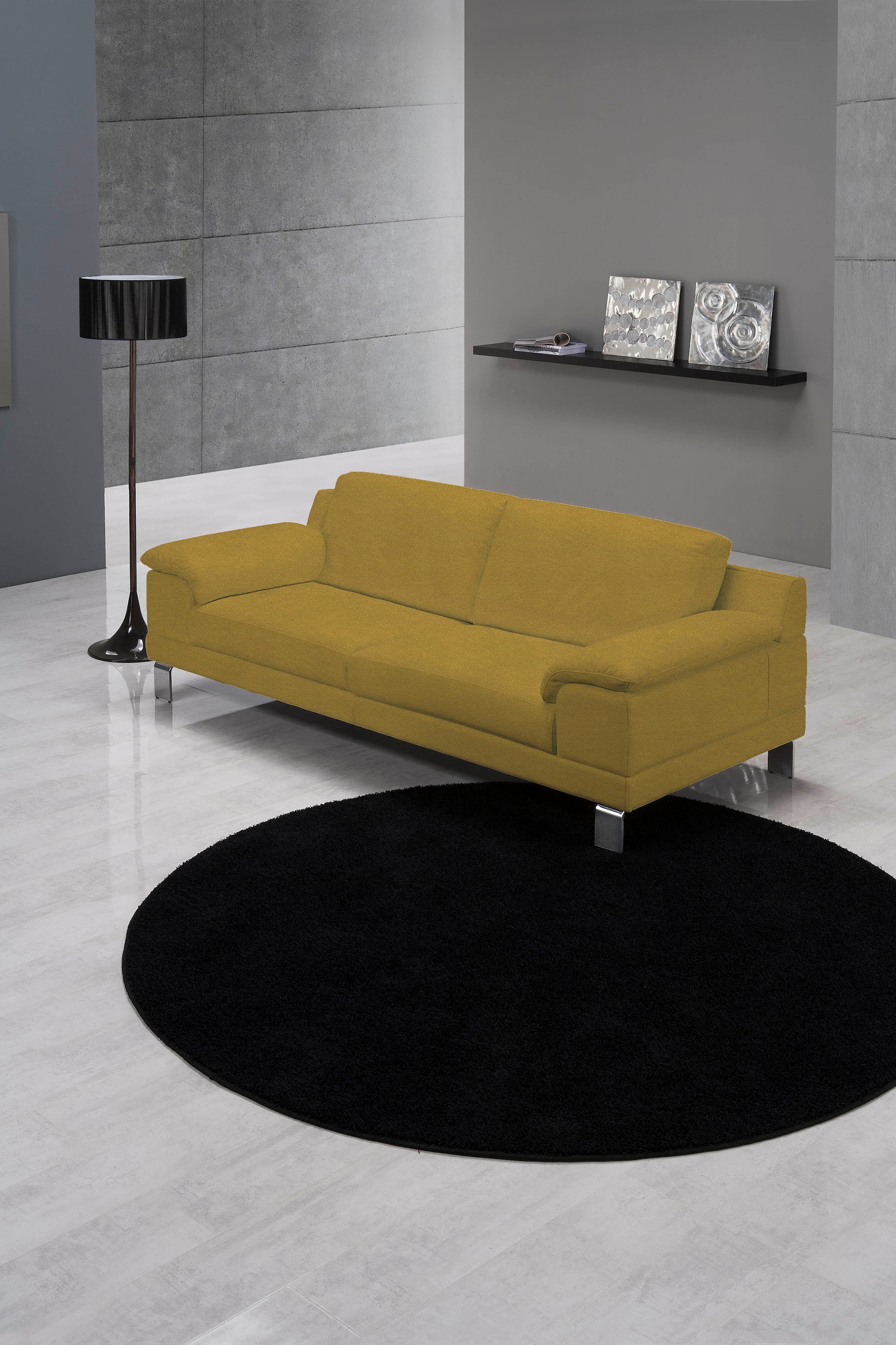 Egoitaliano 2,5-Sitzer »Shakira, Design und Sitzkomfort auf hohem Niveau, tolle Details« bequeme Armlehne und Rückenlehne