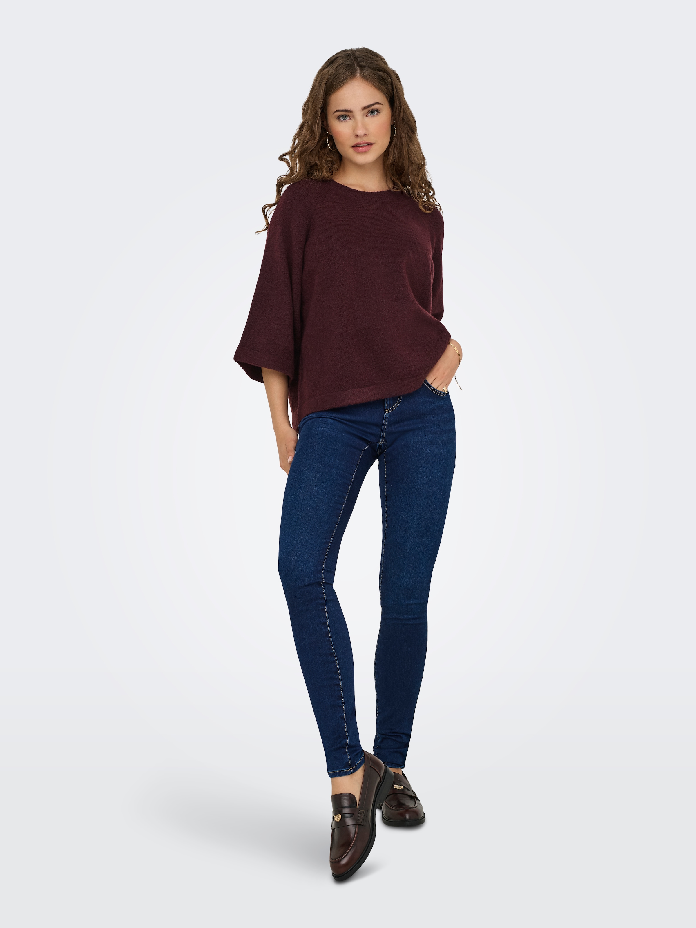 ONLY Strickpullover »ONLSIMONI 3/4 PULLOVER KNT NOOS«