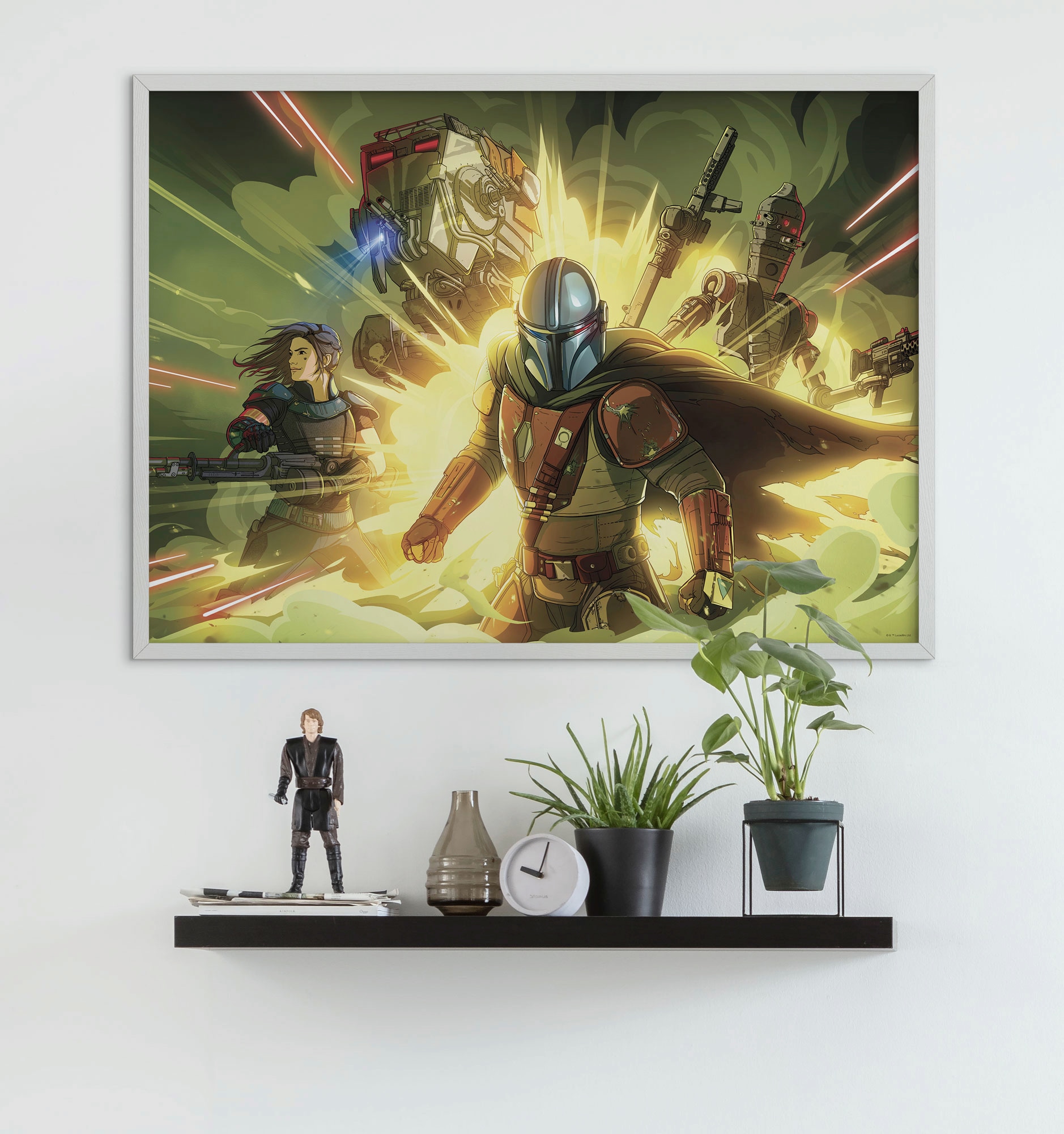 Komar Bild »Mandalorian Fireteam«, Disney-Star Wars, (1 St.), Wandbild zur Dekoration im Kinderzimmer - ohne Rahmen