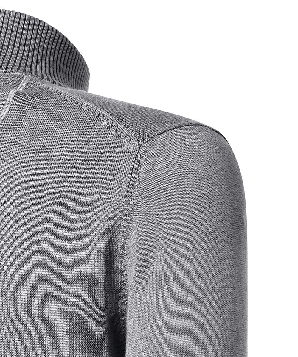 Pierre Cardin Pull en tricot mit Troyer Kragen