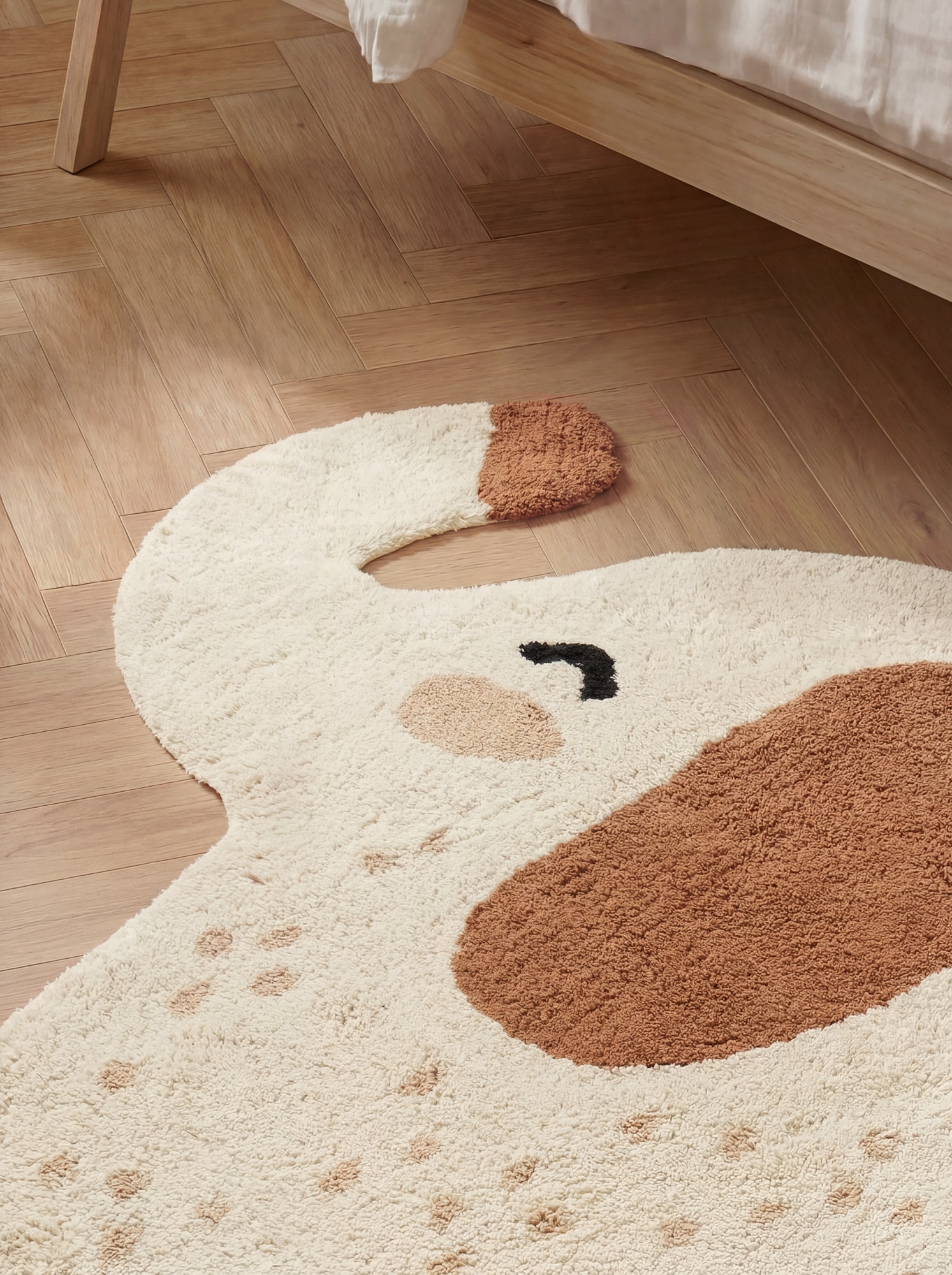 HANSE Home Kinderteppich »Emmi« Motivform 10 mm Höhe Waschbar, Handgemacht, Baumwolle, Rutschfest Spielteppich Kinderzimmer
