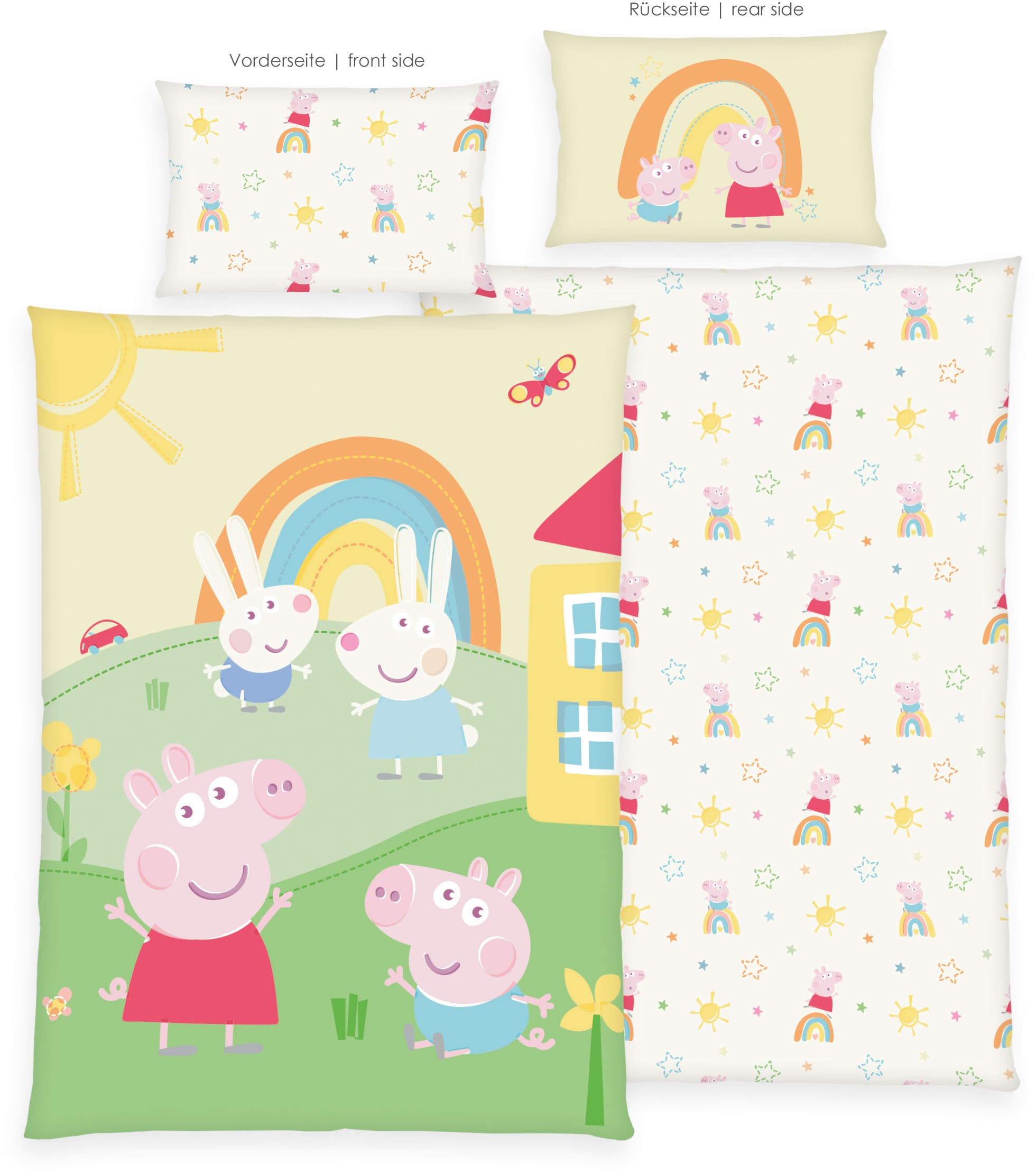 Baby Best Babybettwäsche »Peppa Pig« 2 Stk. Wendebettwäsche