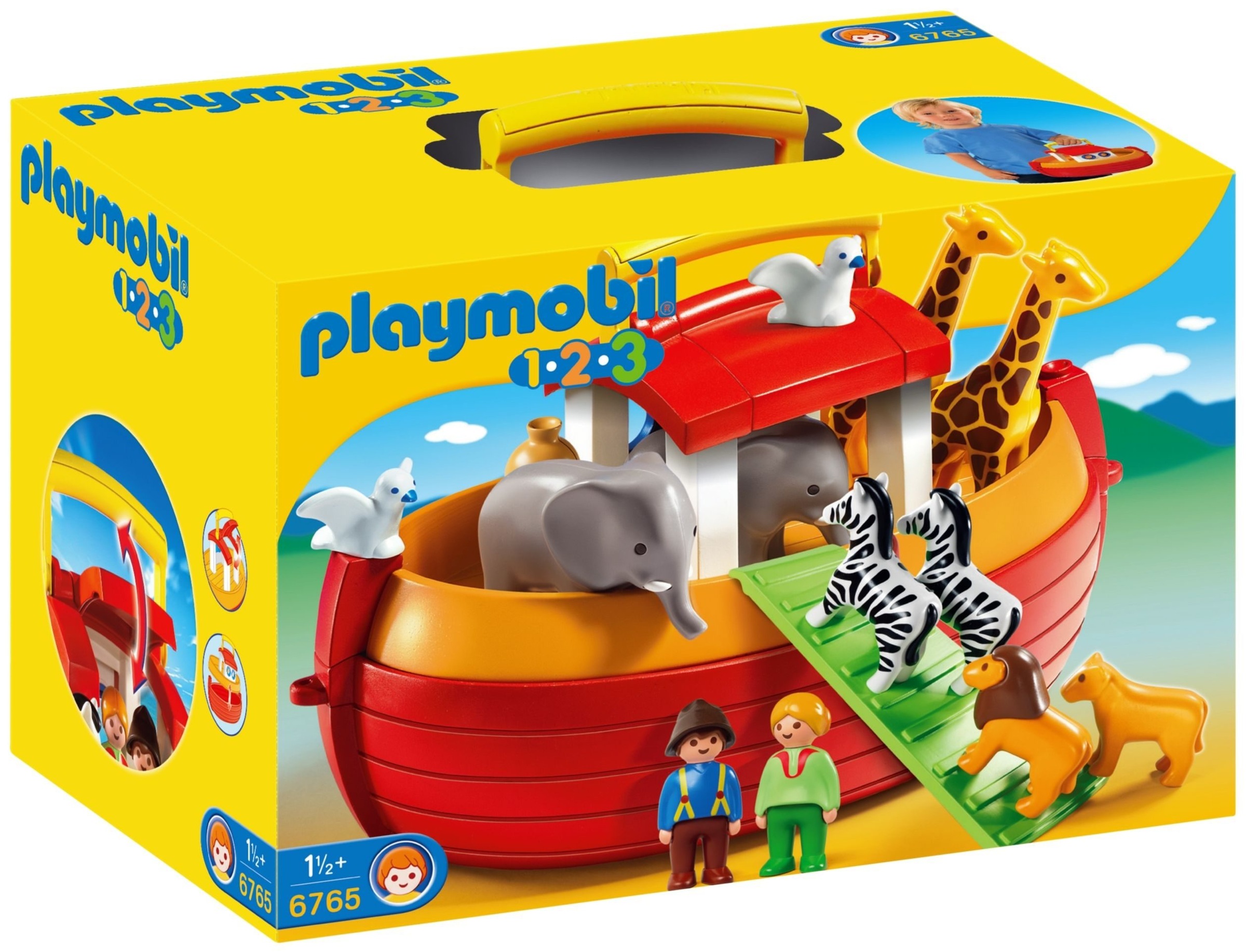 Image of Playmobil® Konstruktions-Spielset »Meine Mitnehm-Arche Noah (6765), Playmobil 1-2-3«, Made in Europe bei Ackermann Versand Schweiz