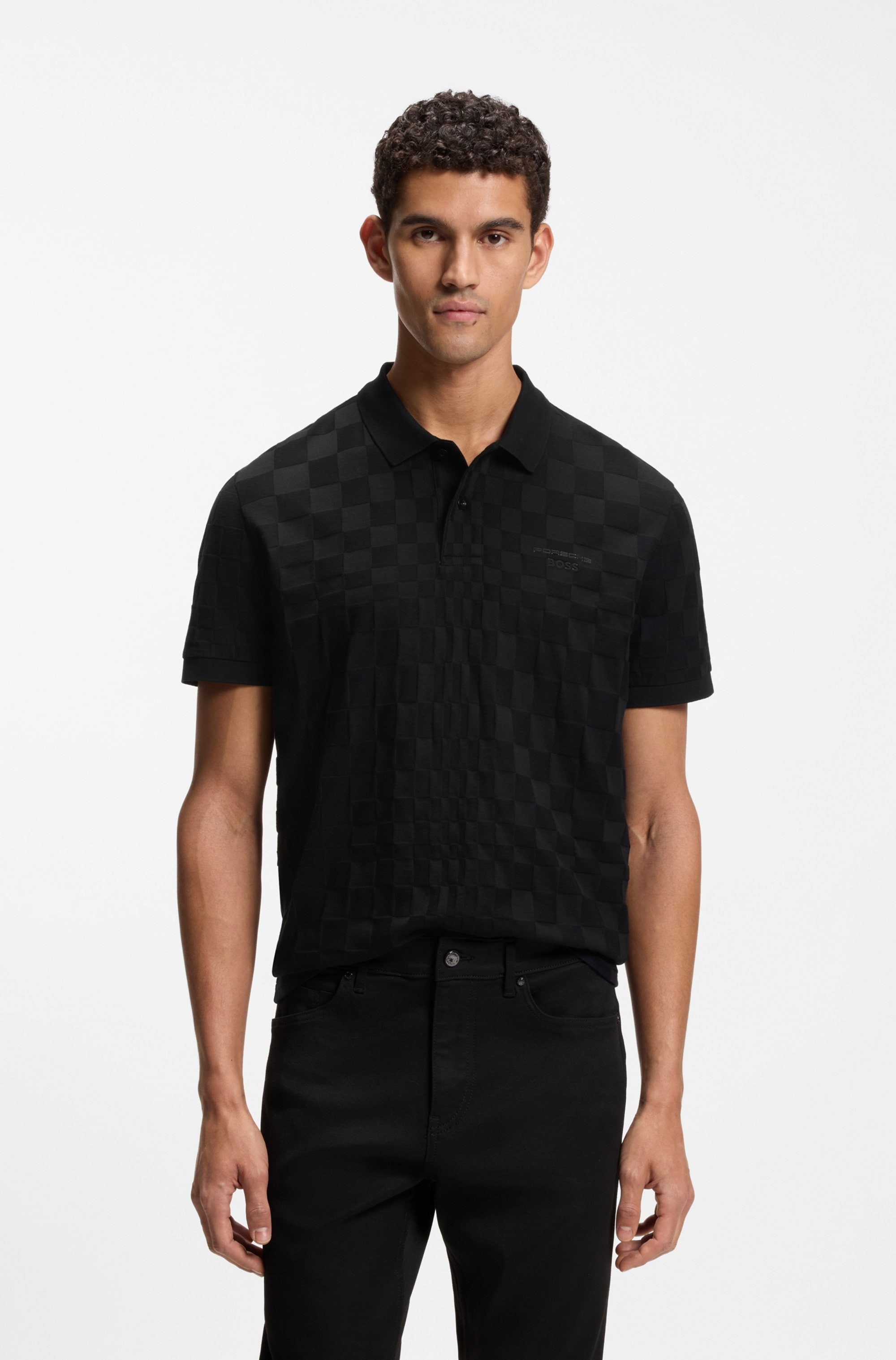 Image of BOSS GREEN Poloshirt "Porsche Spirit 70 Capsule Collection" Premium Herrenmode Limited