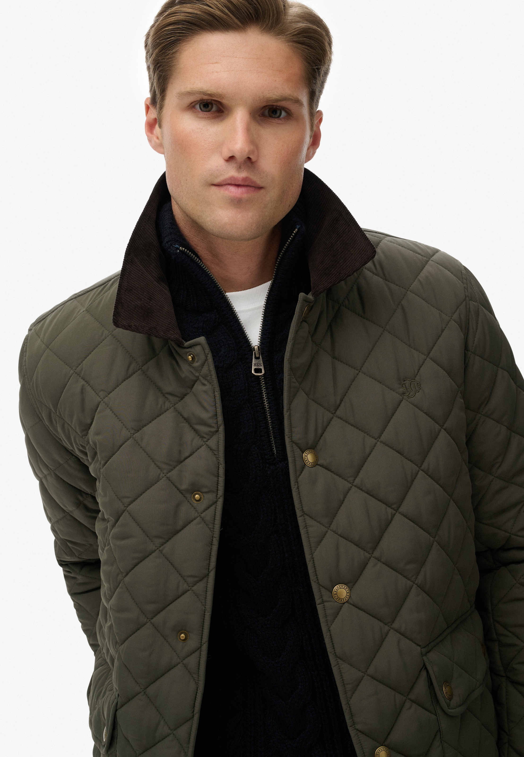 Superdry Veste matelassée »QUILTED ESTATE COACH JACKET« fibre synthétique, coupe régulière