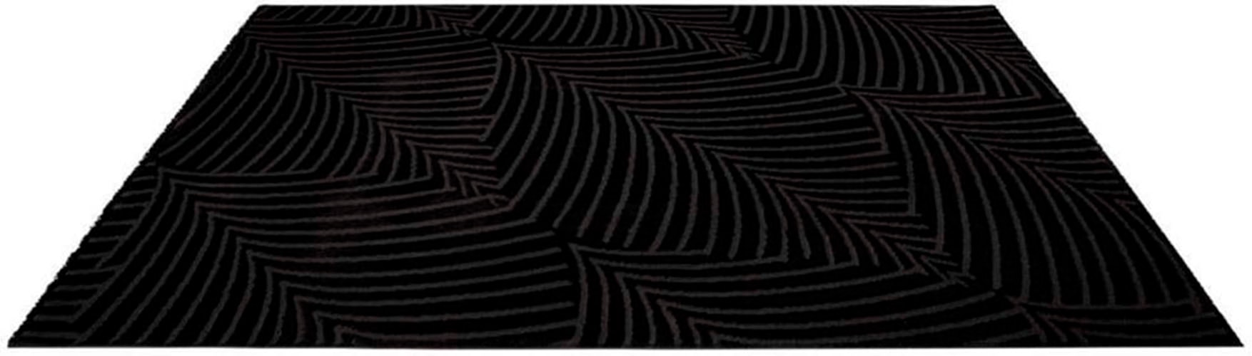 Carpet City Teppich »Friseé-Teppich FANCY 648« rechteckig 12 mm Höhe Läufer, Kurzflor, 3D-Optik, Kreisförmiges Muster, Wohnzimmer