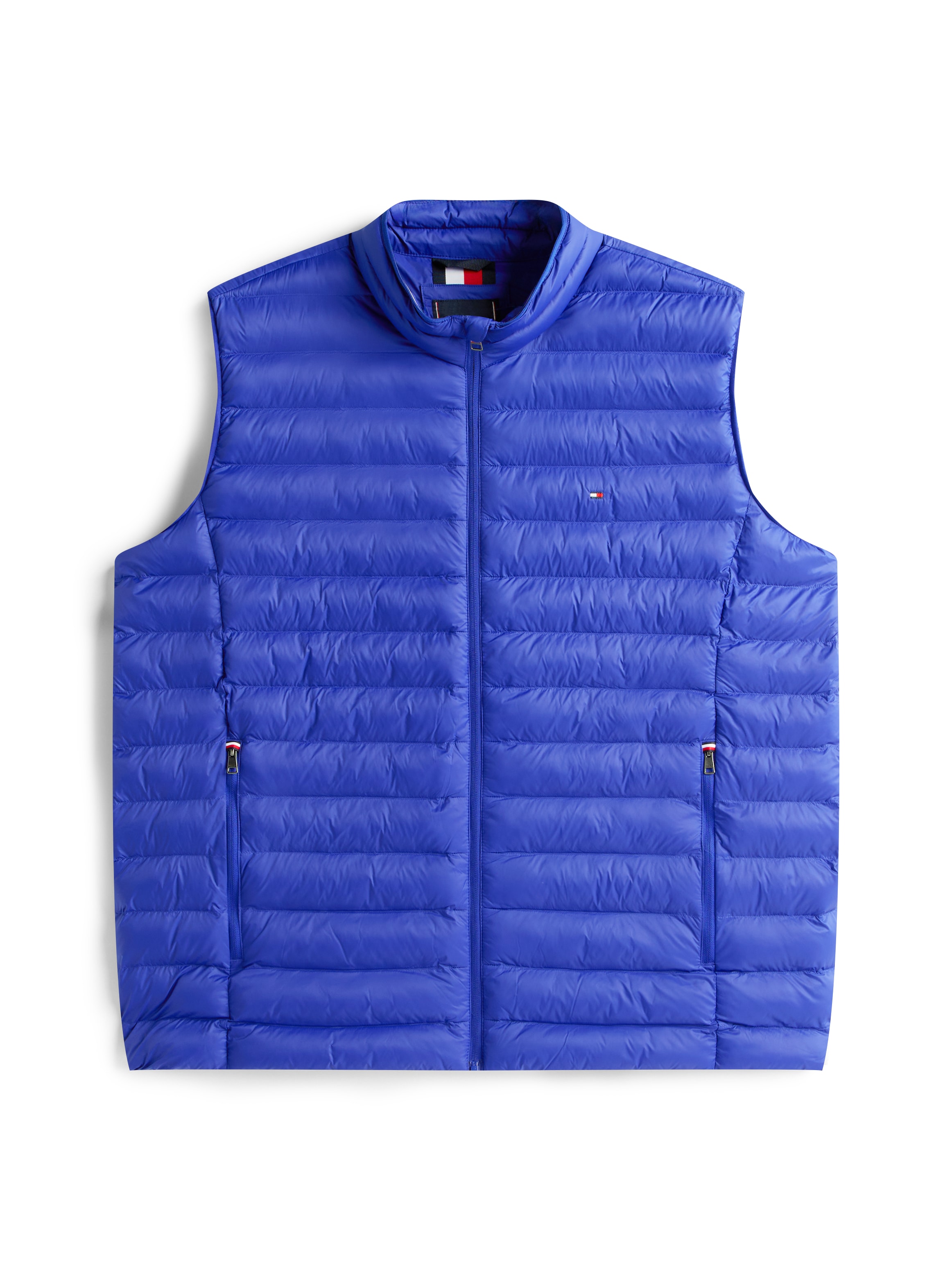 Tommy Hilfiger Big & Tall Steppweste »BT-PACKABLE RECYCLED VEST-B«, in Grossen Grössen, Logostickerei