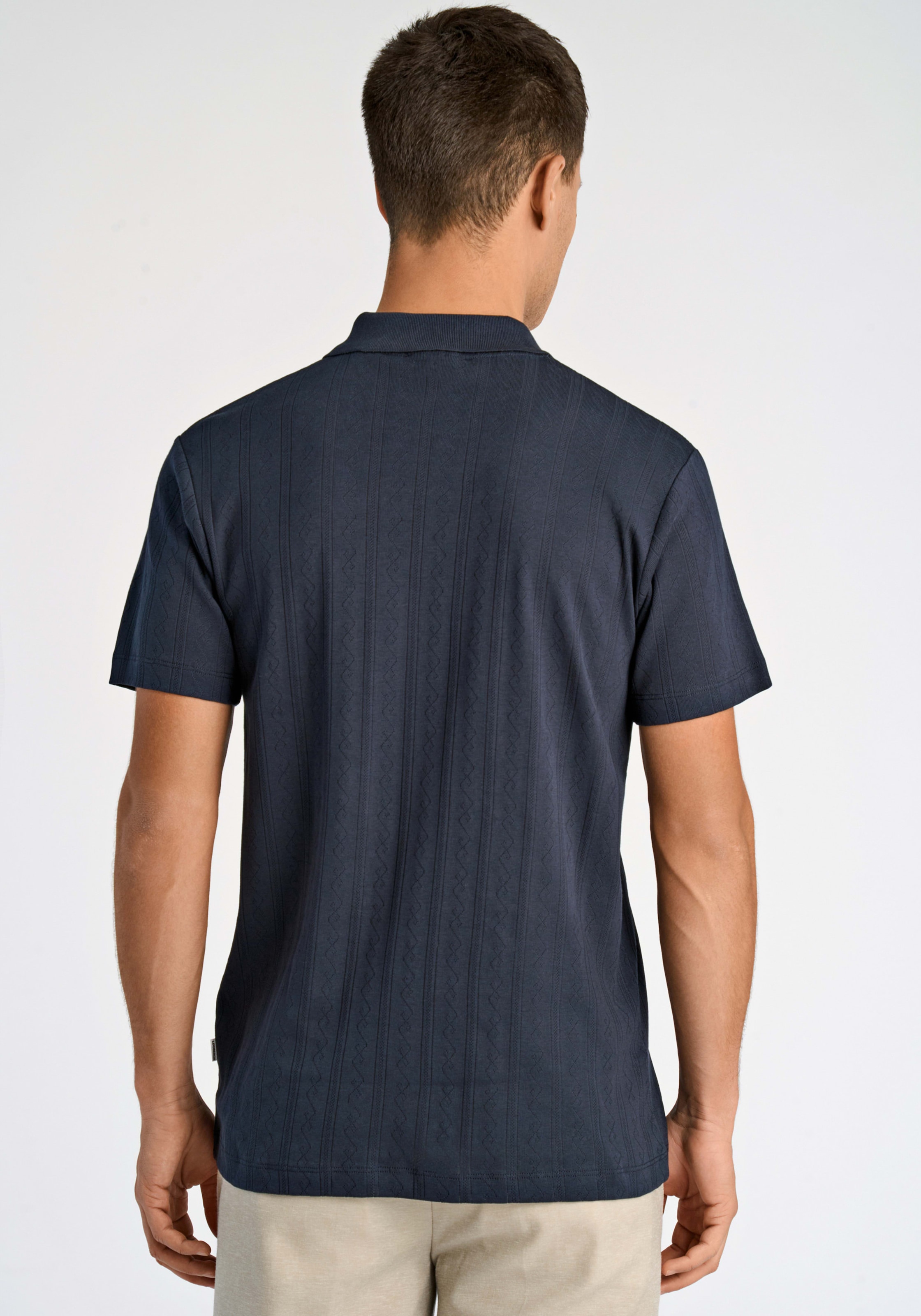 LINDBERGH Polo polo d'été avec fine structure tricotée