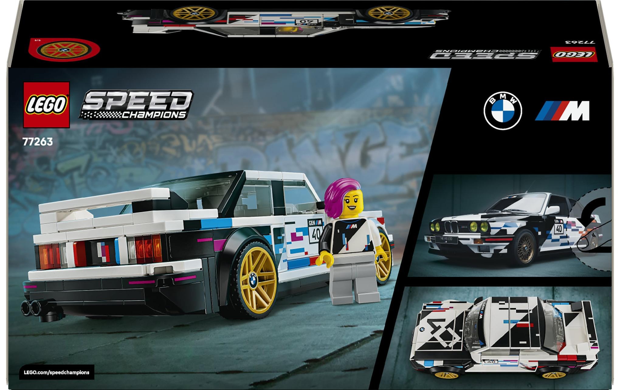 LEGO® »BMW M3 (E30) (77263), LEGO Speed Champions« fabriqué en Europe