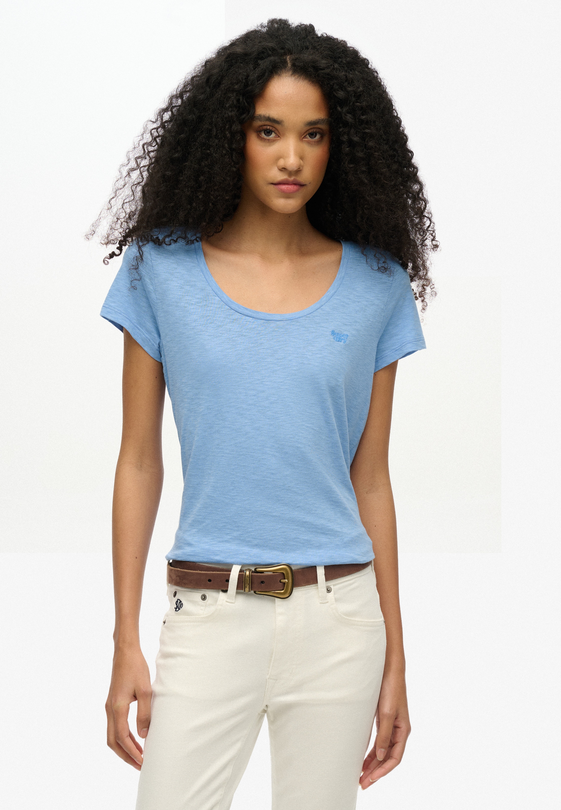 Image of Superdry Kurzarmshirt "SCOOP NECK TEE"