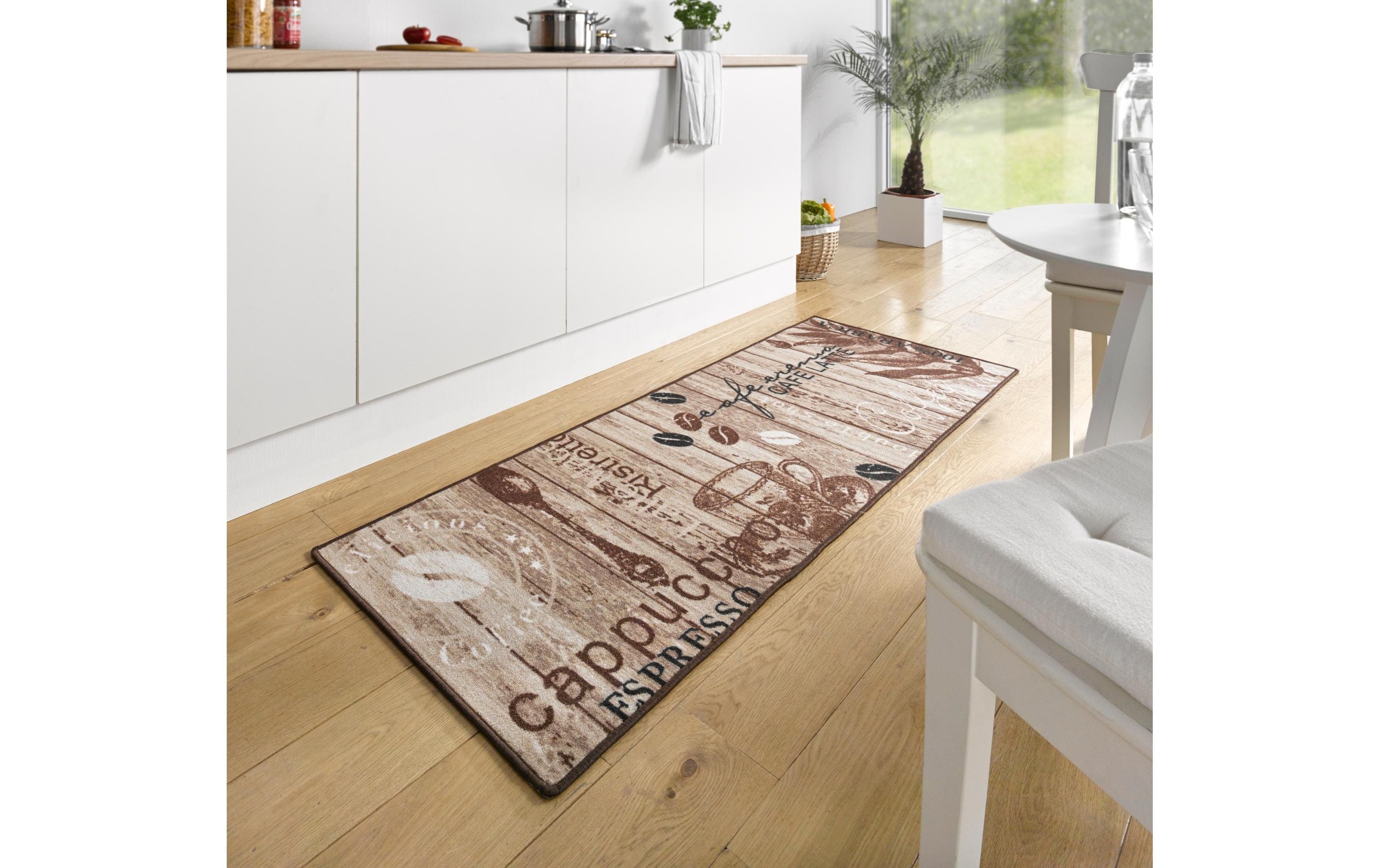 HANSE Home Küchenläufer »Delicious Coffee« rechteckig 8 mm Höhe Läufer, Rutschfest, Küchenteppich, Küche, Teppich, Pflegeleicht