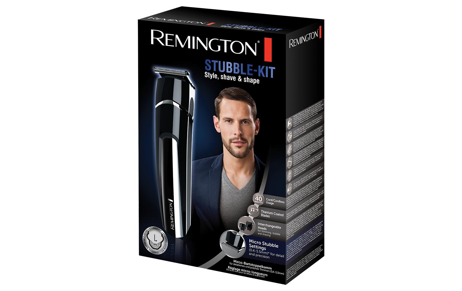 Remington Elektrorasierer Tasche kaufen »Bartschneider Klingen, titanbeschichtete USB-Ladekabel, Öl inkl. u. günstig MB4110«