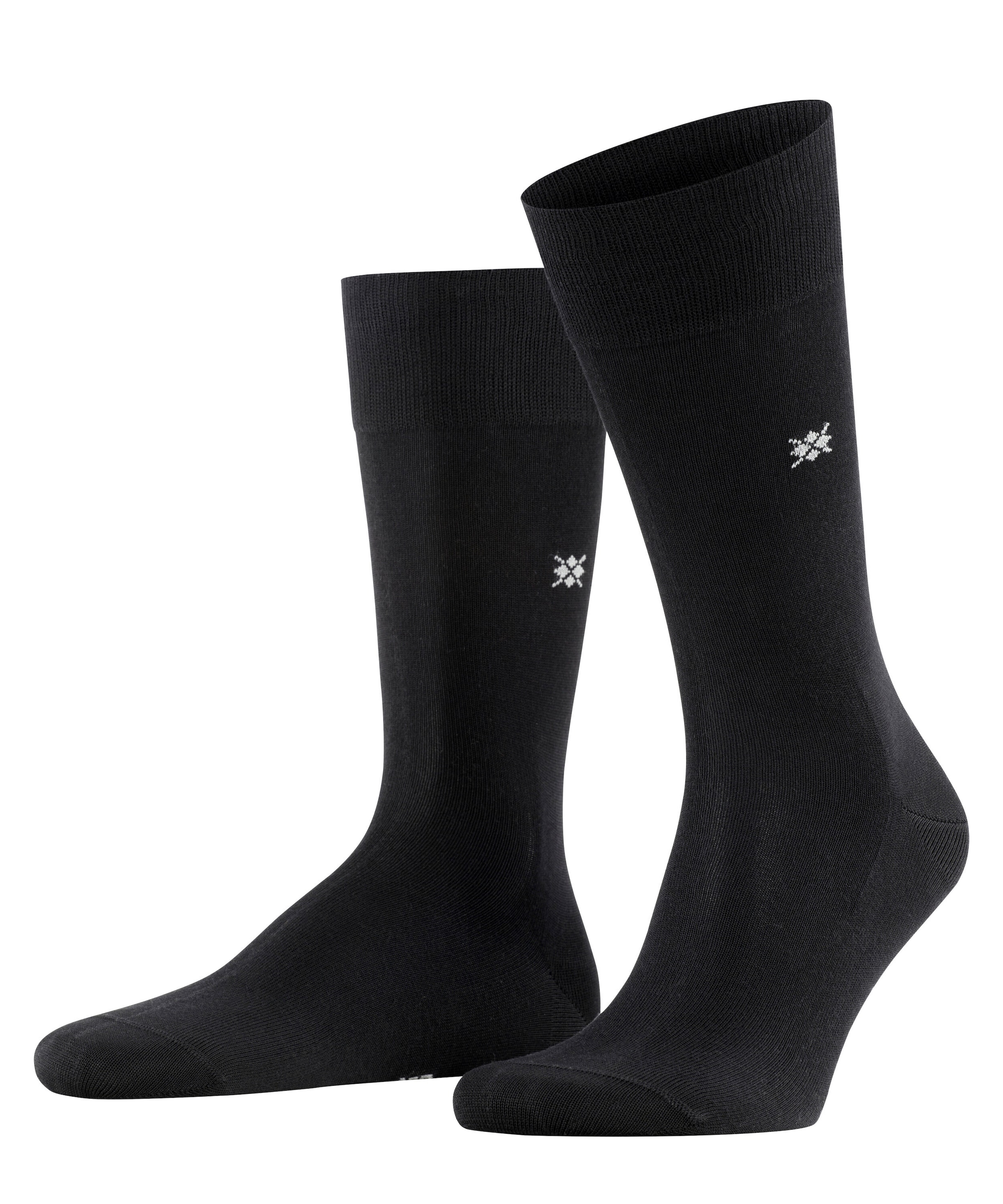 Burlington Socken »Dublin« unifarben, Einheitsgrösse 40-46, Burlington-Logo