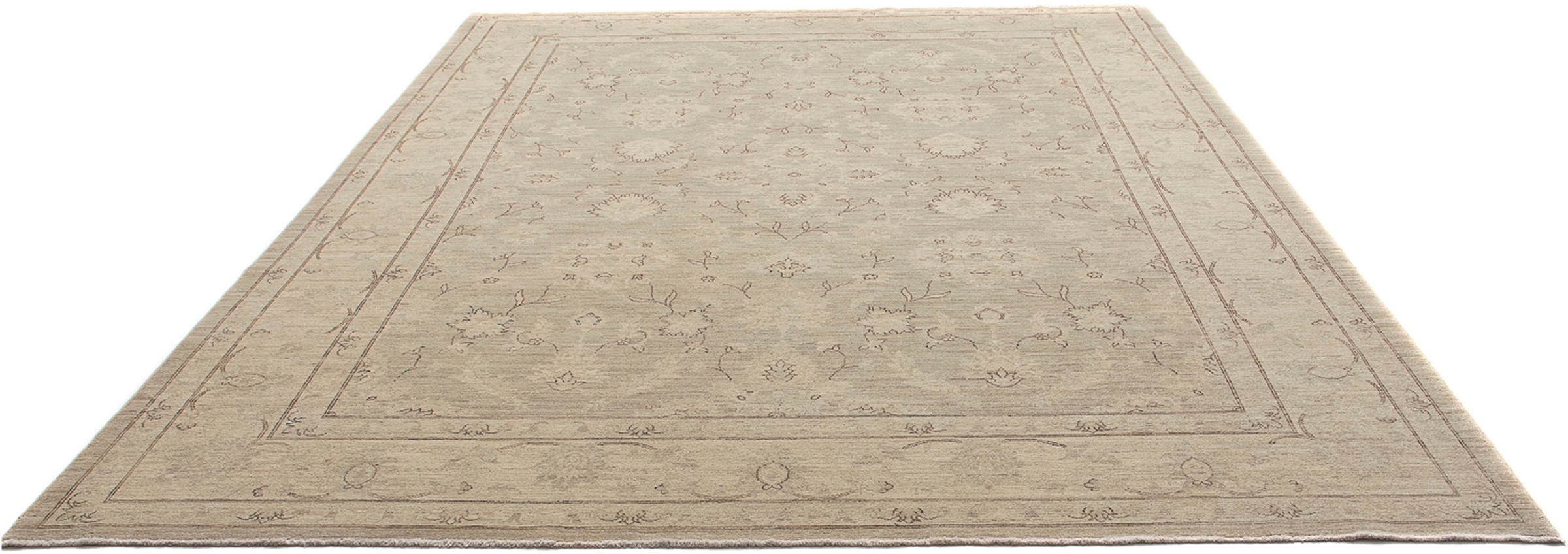 Image of morgenland Orientteppich »Täbriz - 316 x 246 cm - beige«, rechteckig, 10 mm Höhe, Wohnzimmer, Handgeknüpft, Einzelstück mit Zertifikat bei Ackermann Versand Schweiz
