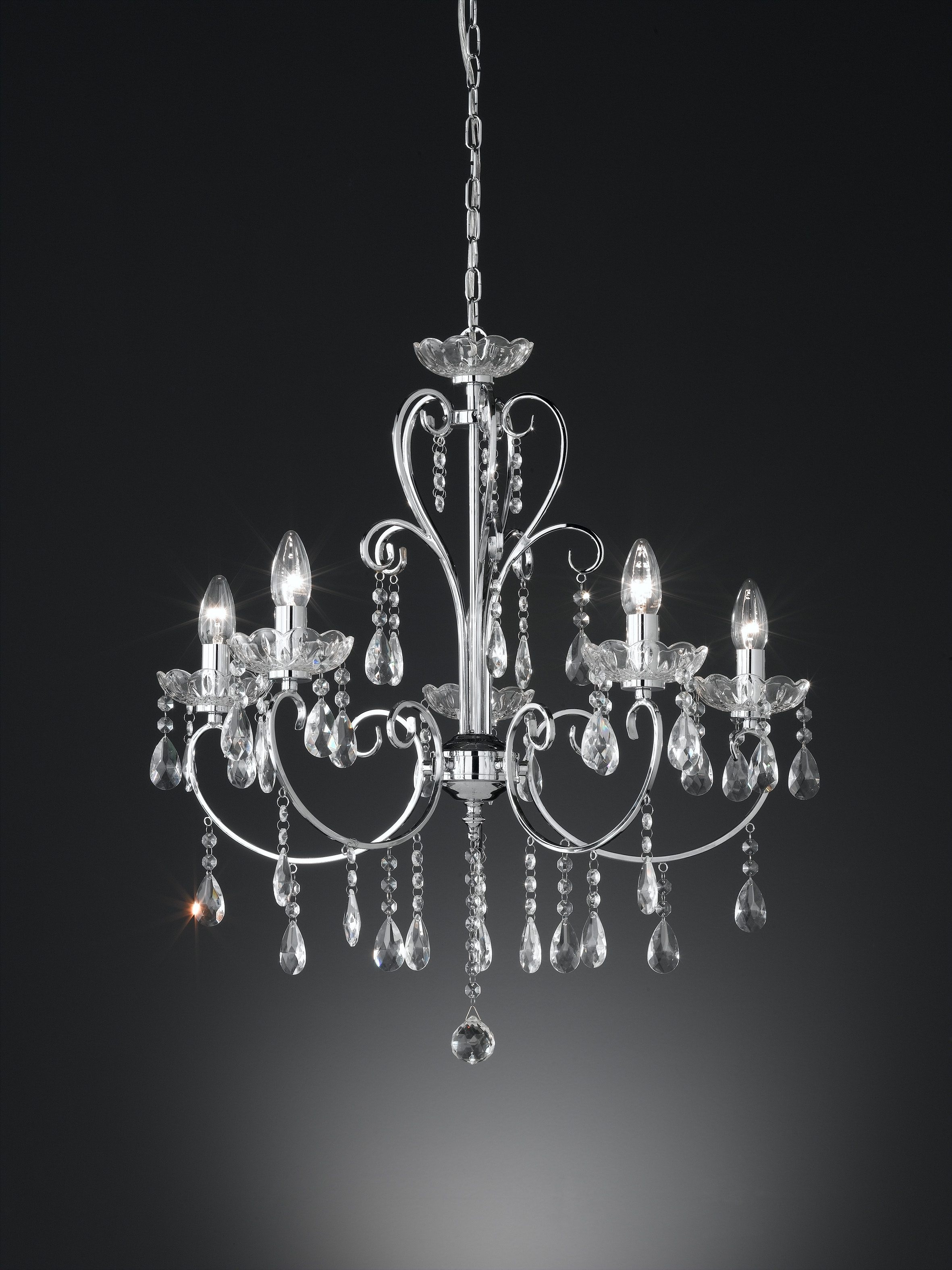 Image of WOFI Kronleuchter »Arizona«, E14, Hängeleuchte, Pendellampe, Pendelleuchte bei Ackermann Versand Schweiz